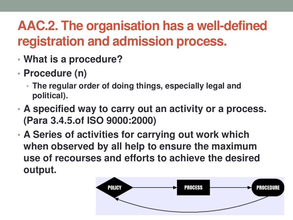 Access, Assessment and Continuity of Care (AAC) NABH