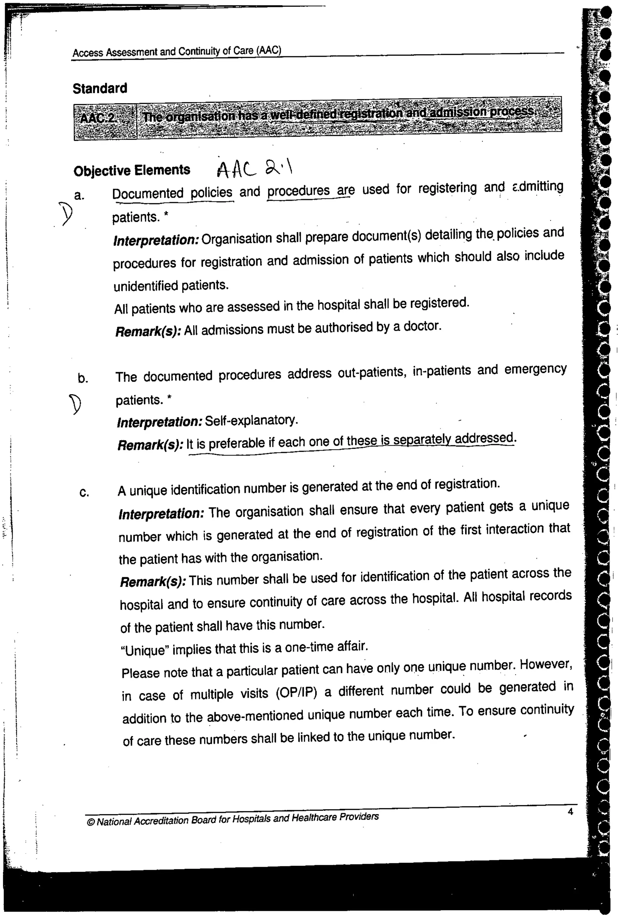 NABH Standards 3rd Edition