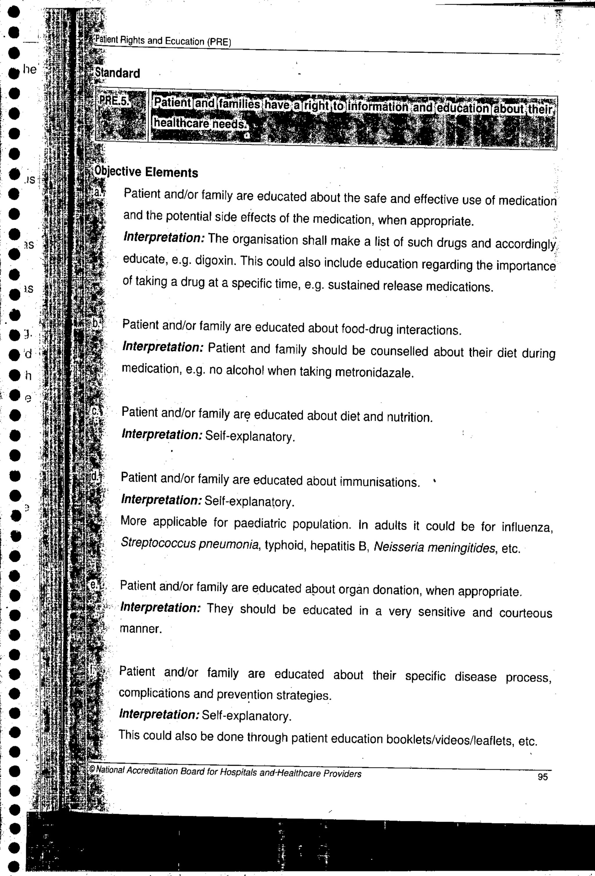NABH Standards 3rd Edition