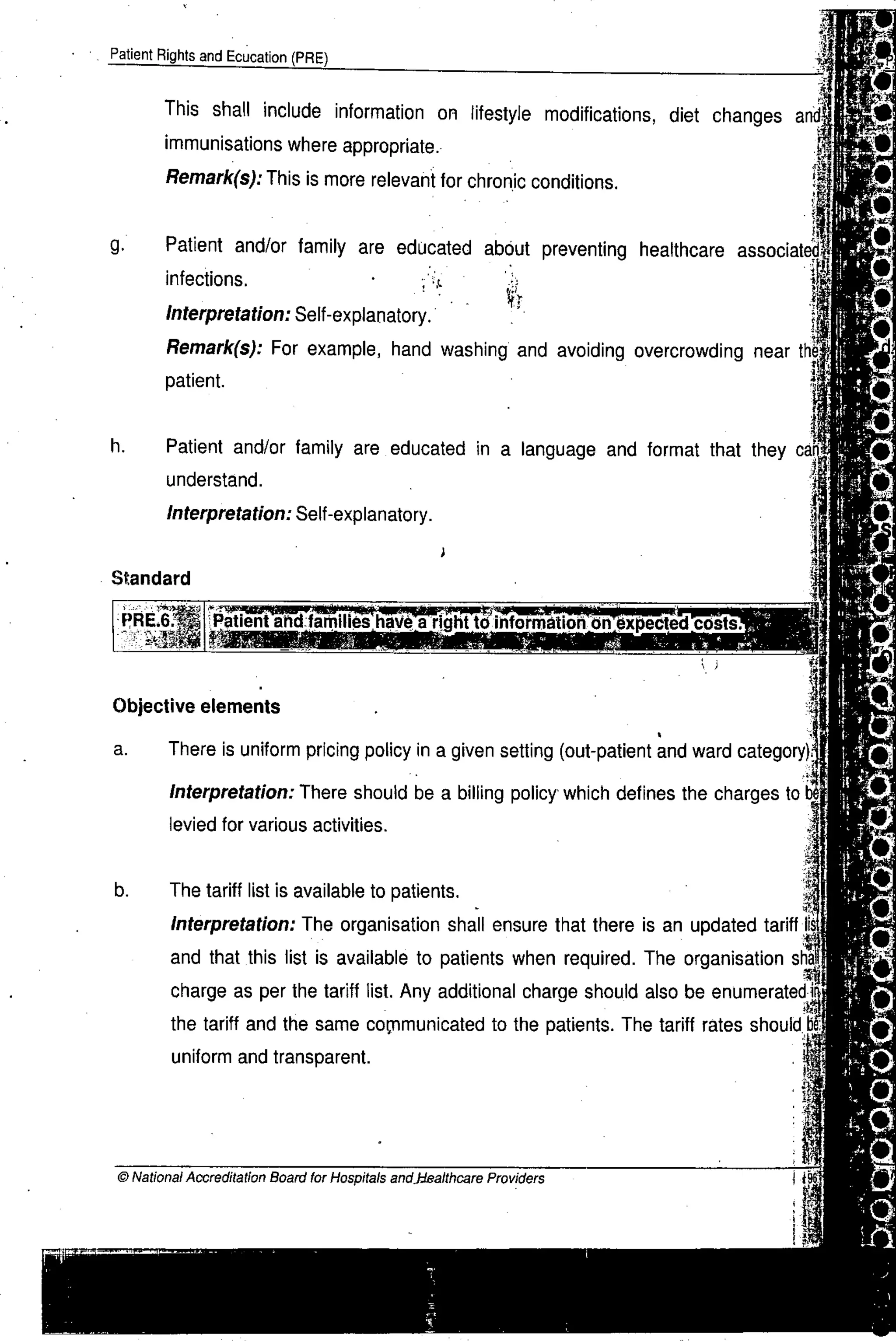 NABH Standards 3rd Edition