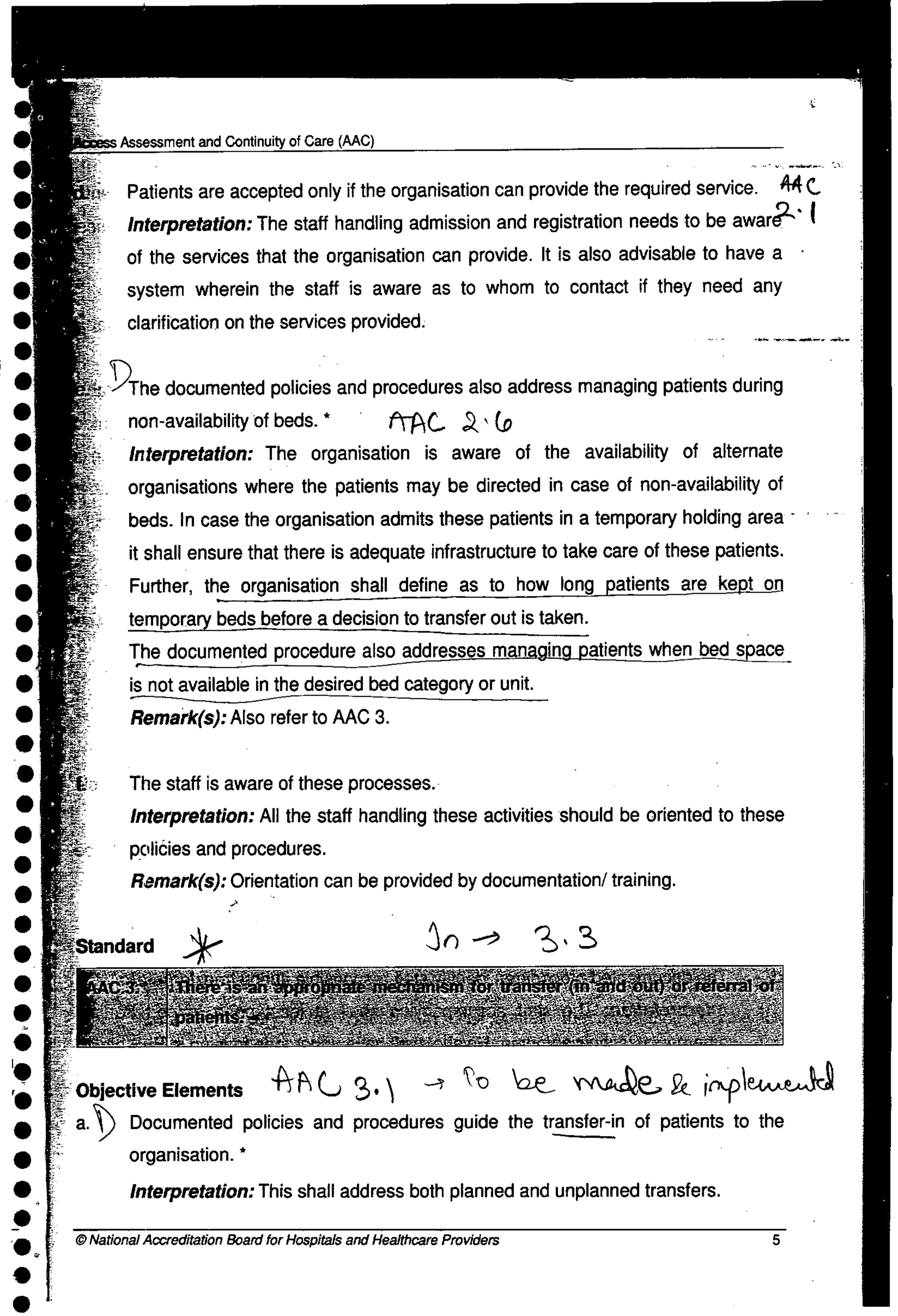 NABH Standards 3rd Edition