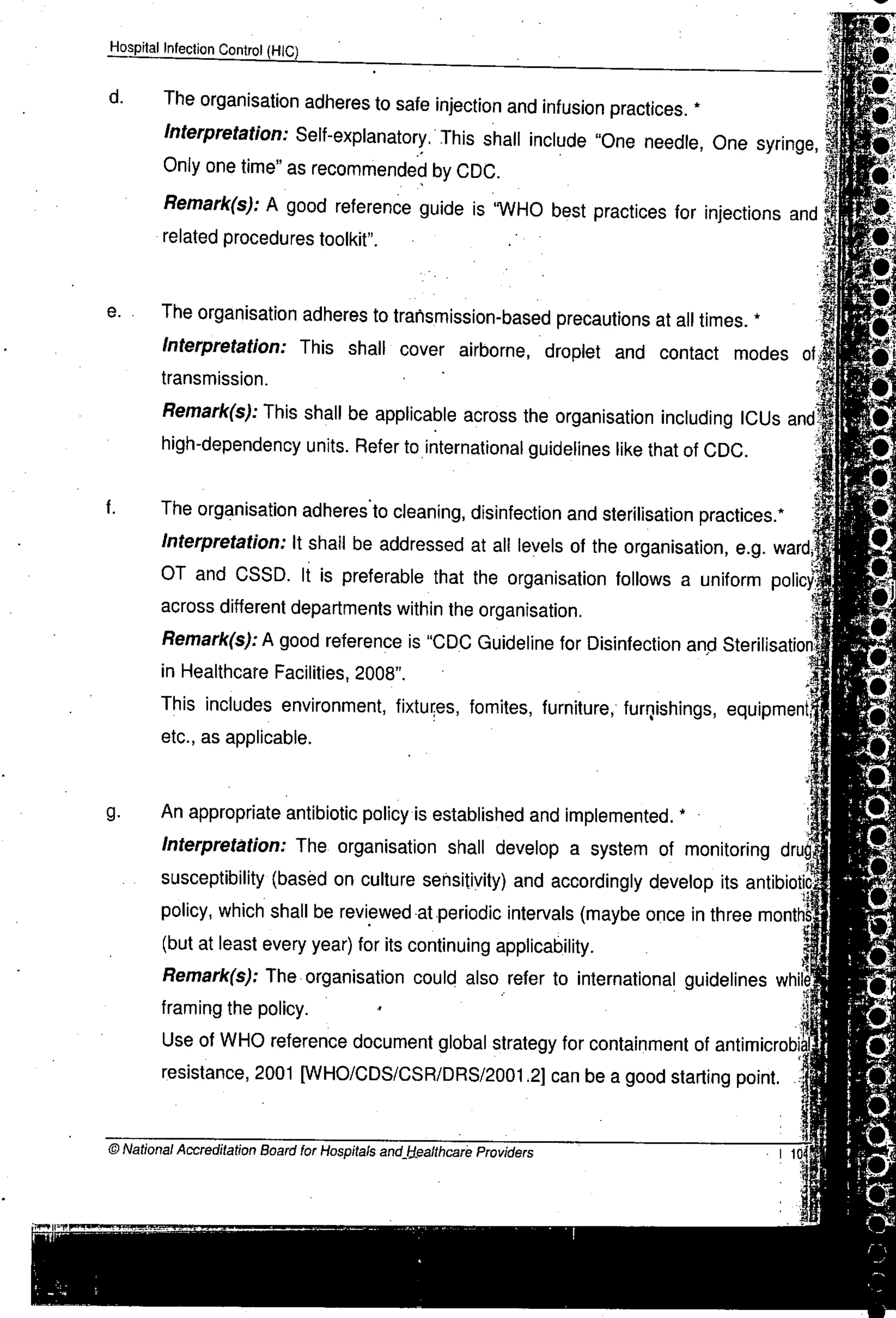 NABH Standards 3rd Edition