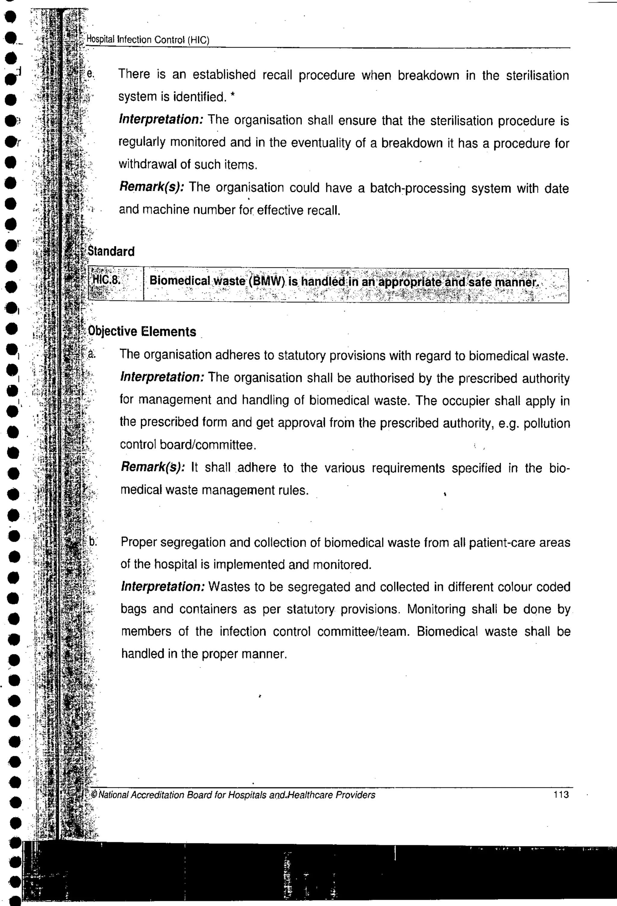 NABH Standards 3rd Edition