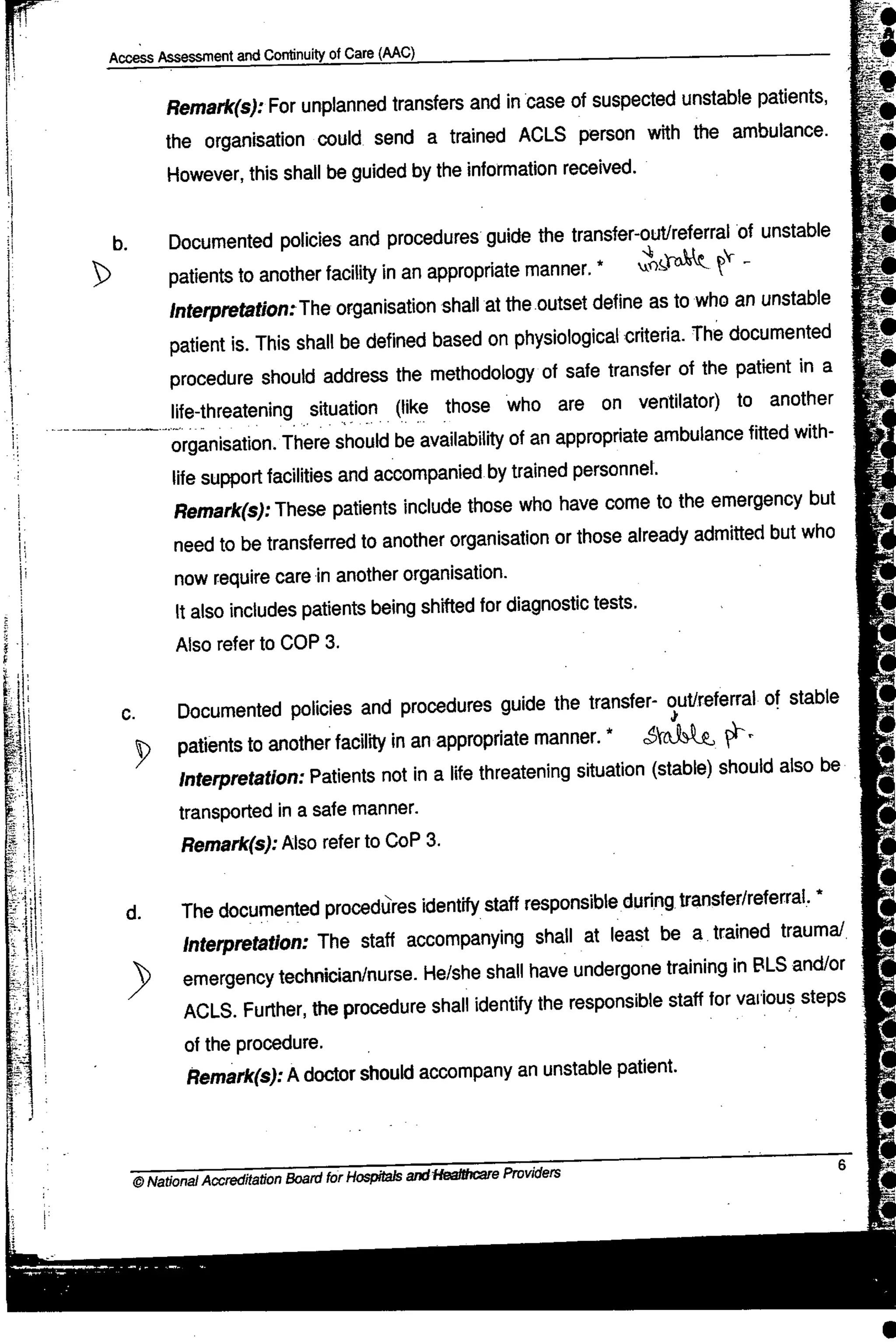 NABH Standards 3rd Edition