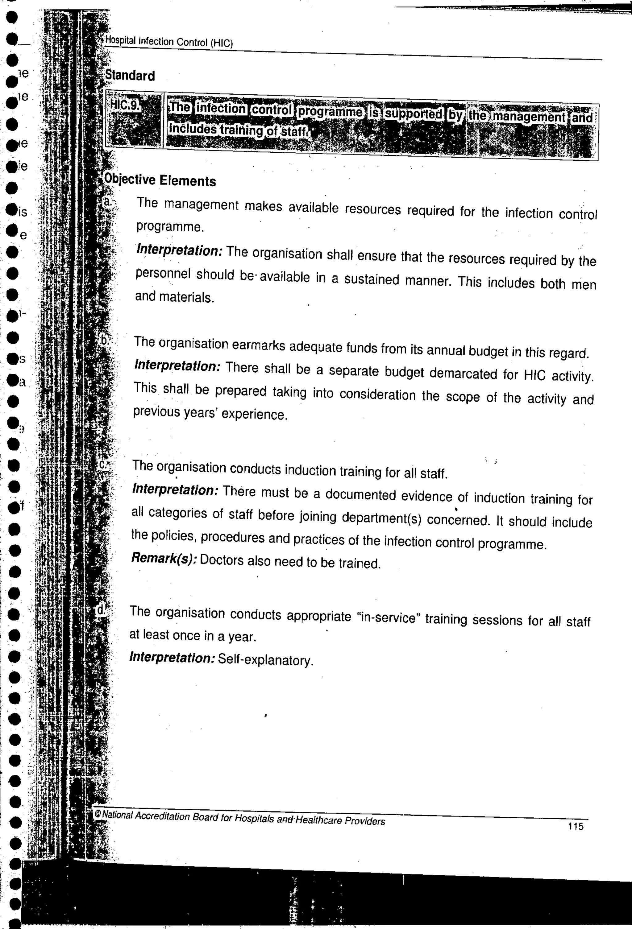 NABH Standards 3rd Edition