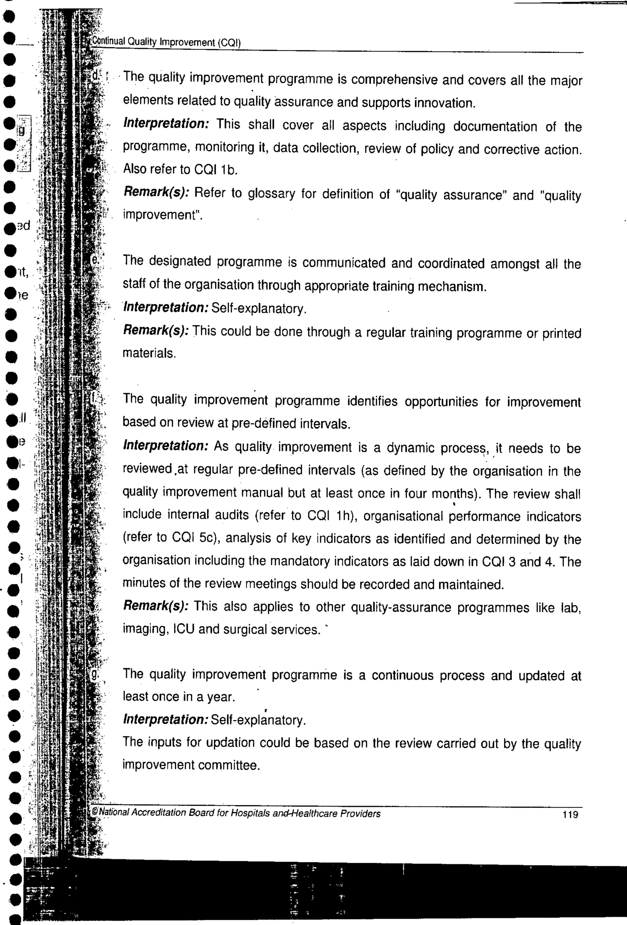 NABH Standards 3rd Edition