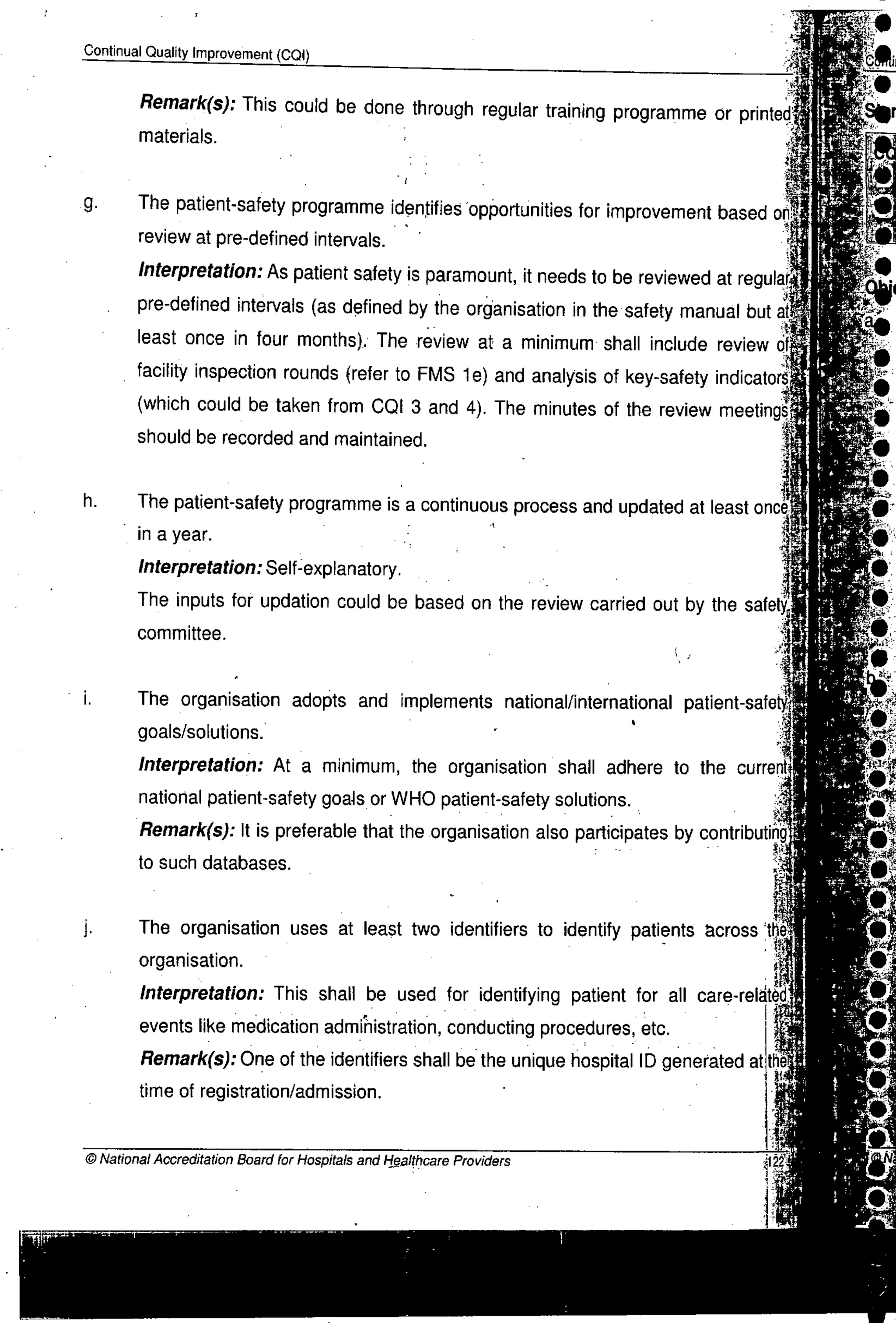 NABH Standards 3rd Edition