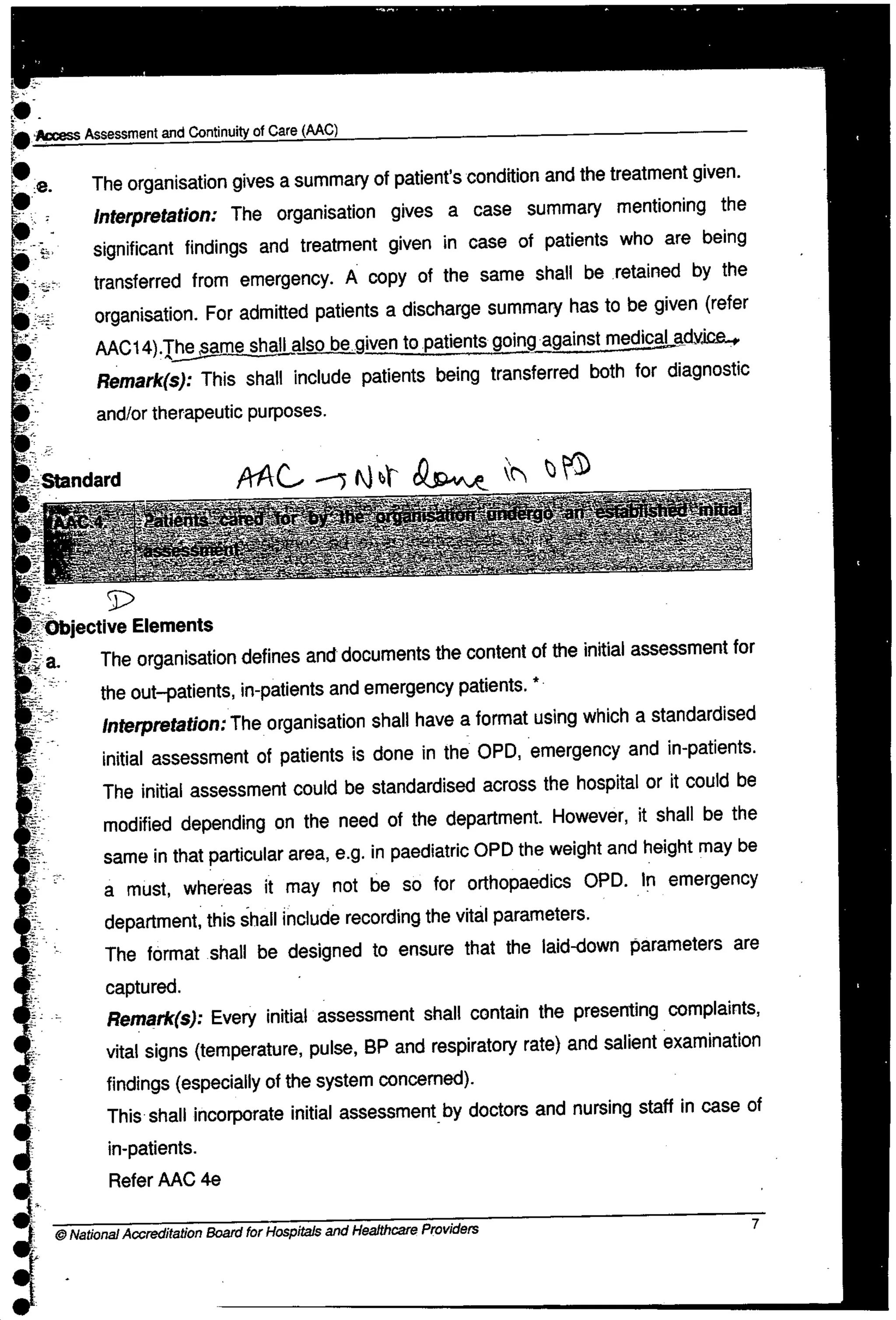 NABH Standards 3rd Edition