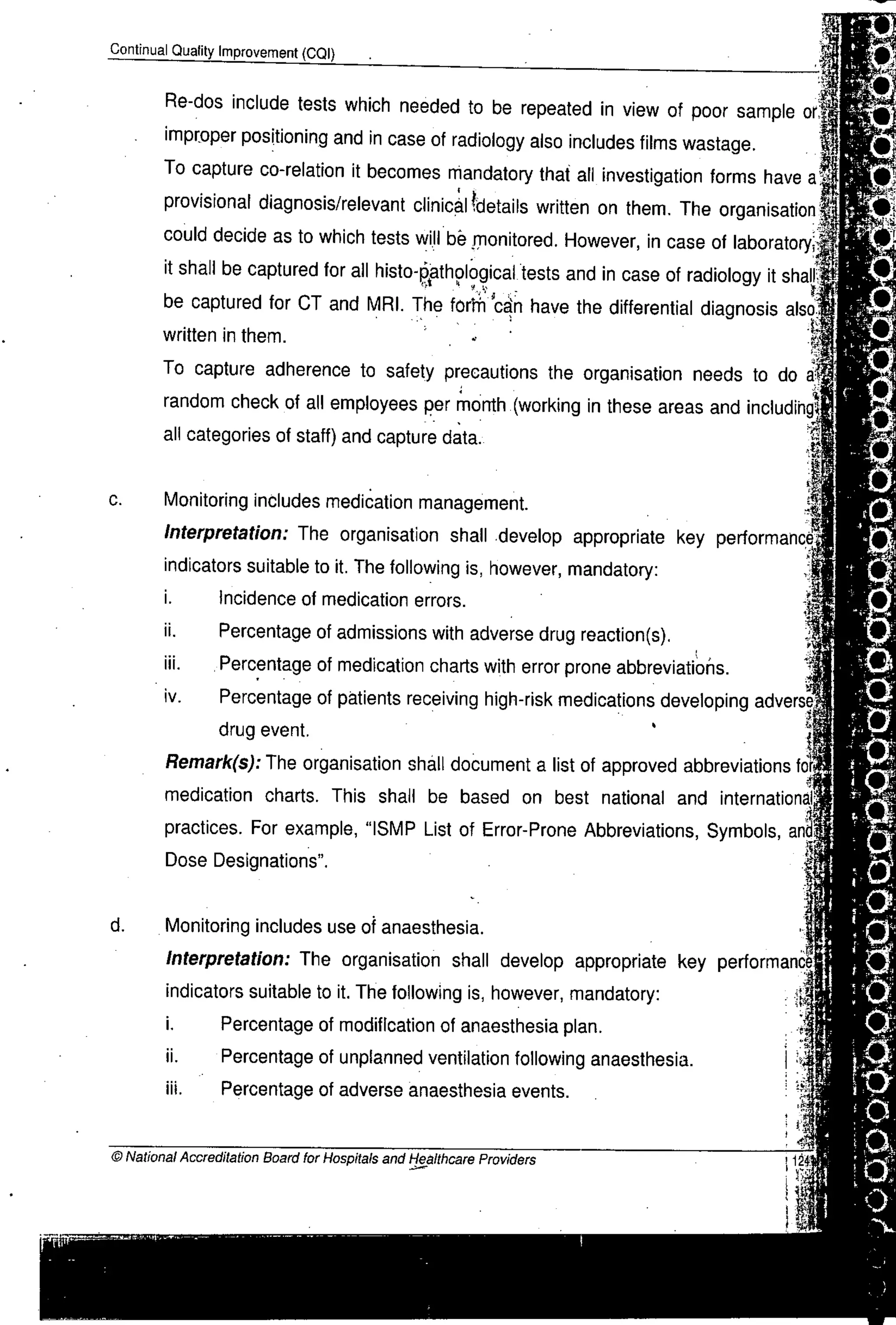 NABH Standards 3rd Edition
