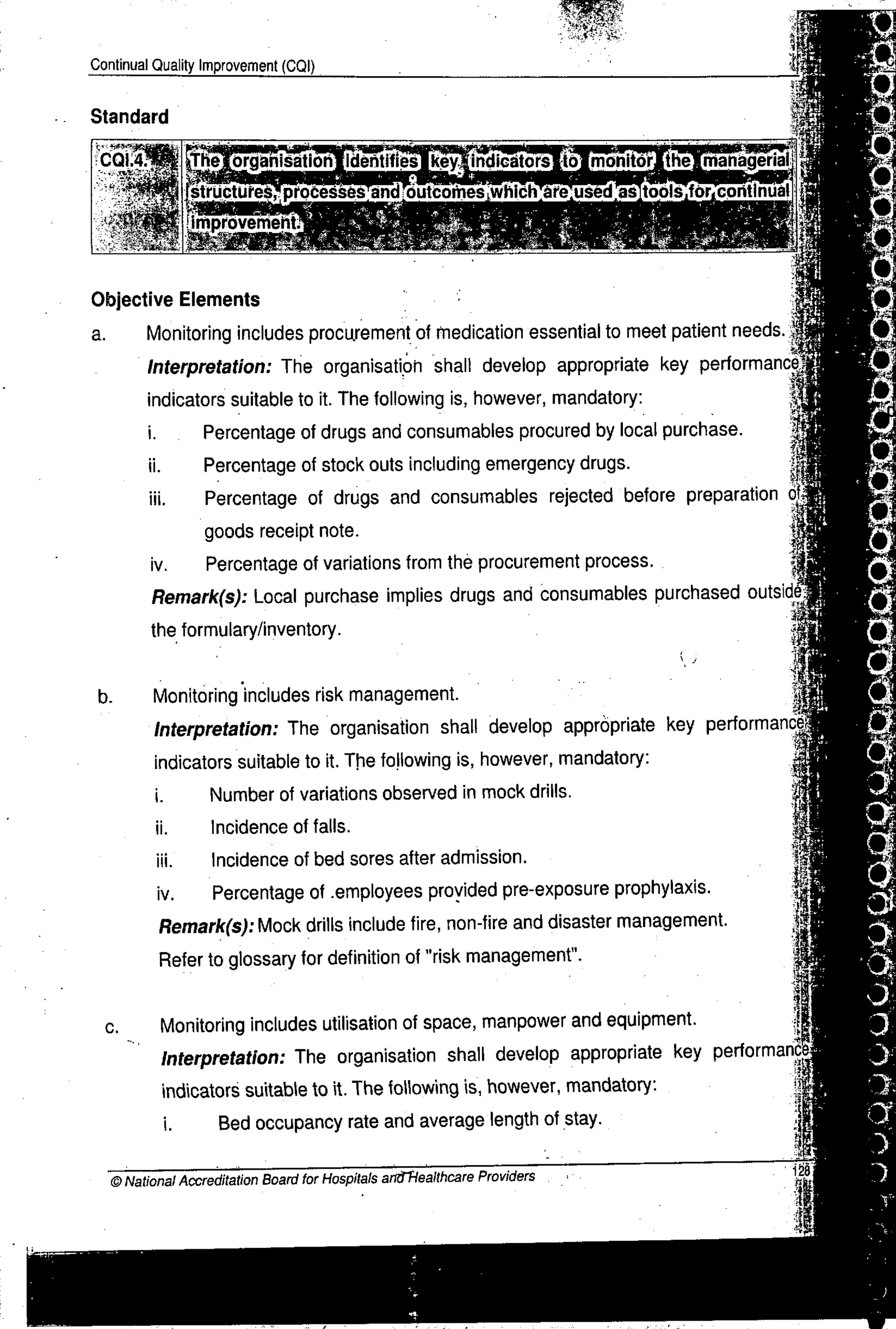 NABH Standards 3rd Edition