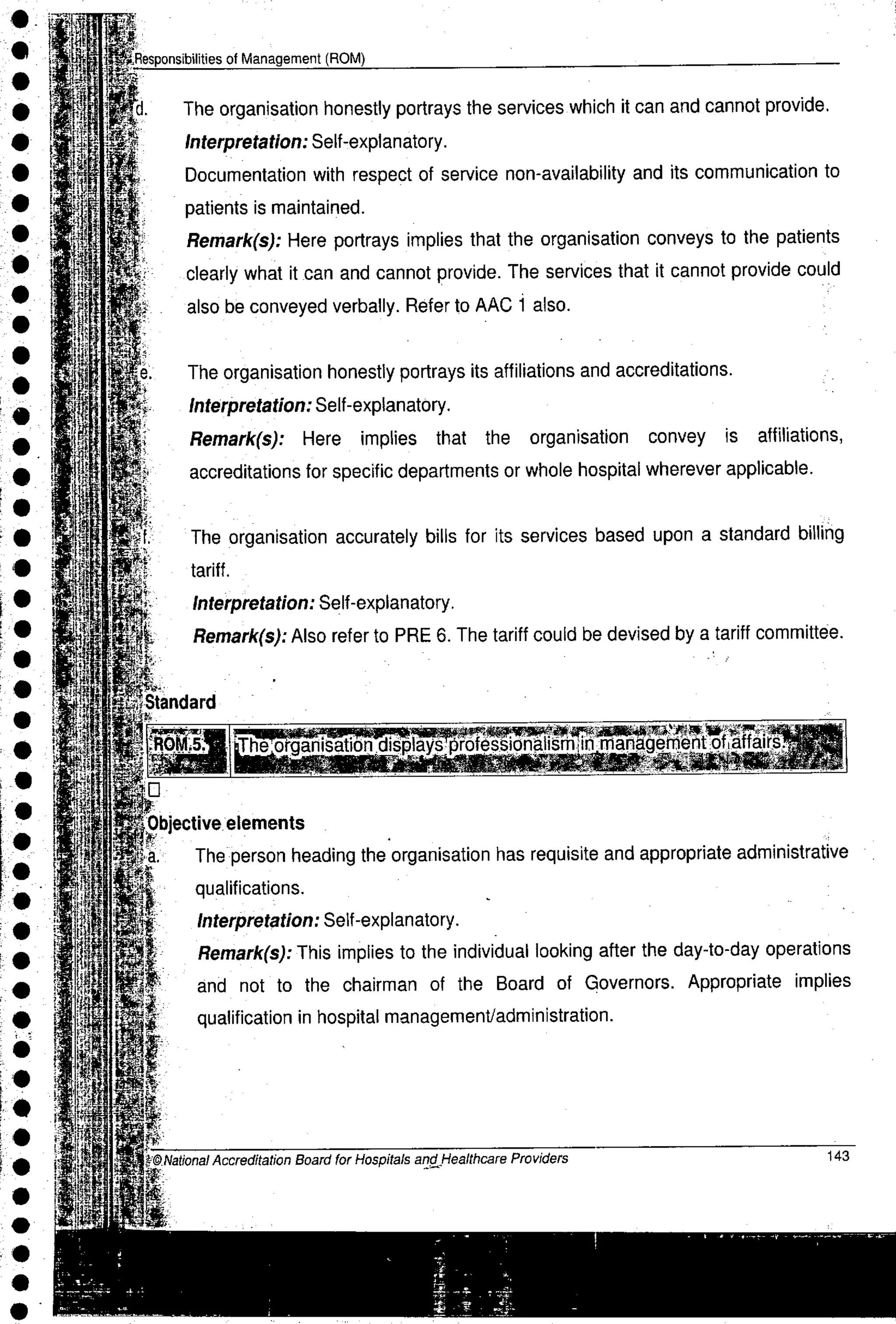 NABH Standards 3rd Edition