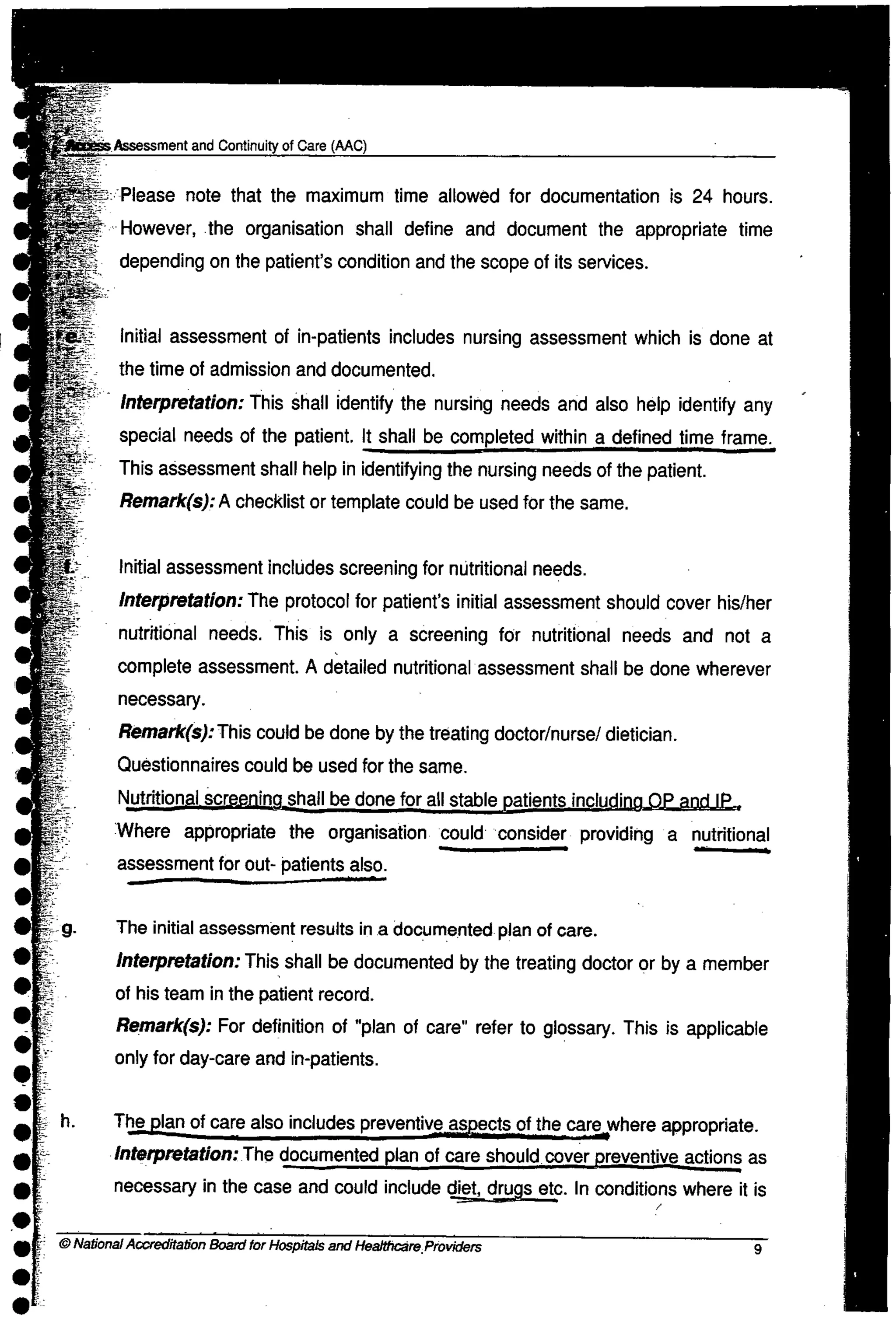 NABH Standards 3rd Edition