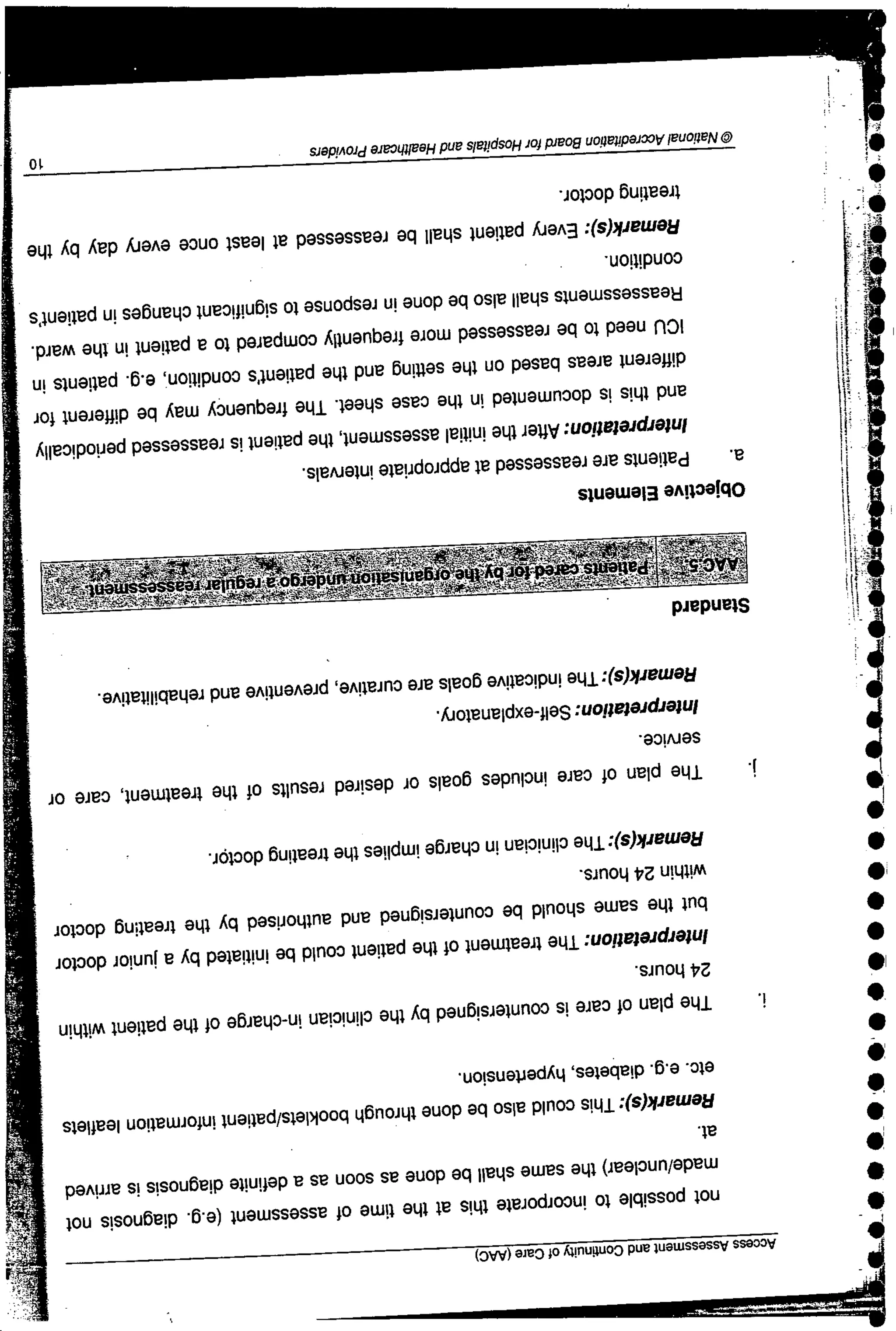 NABH Standards 3rd Edition