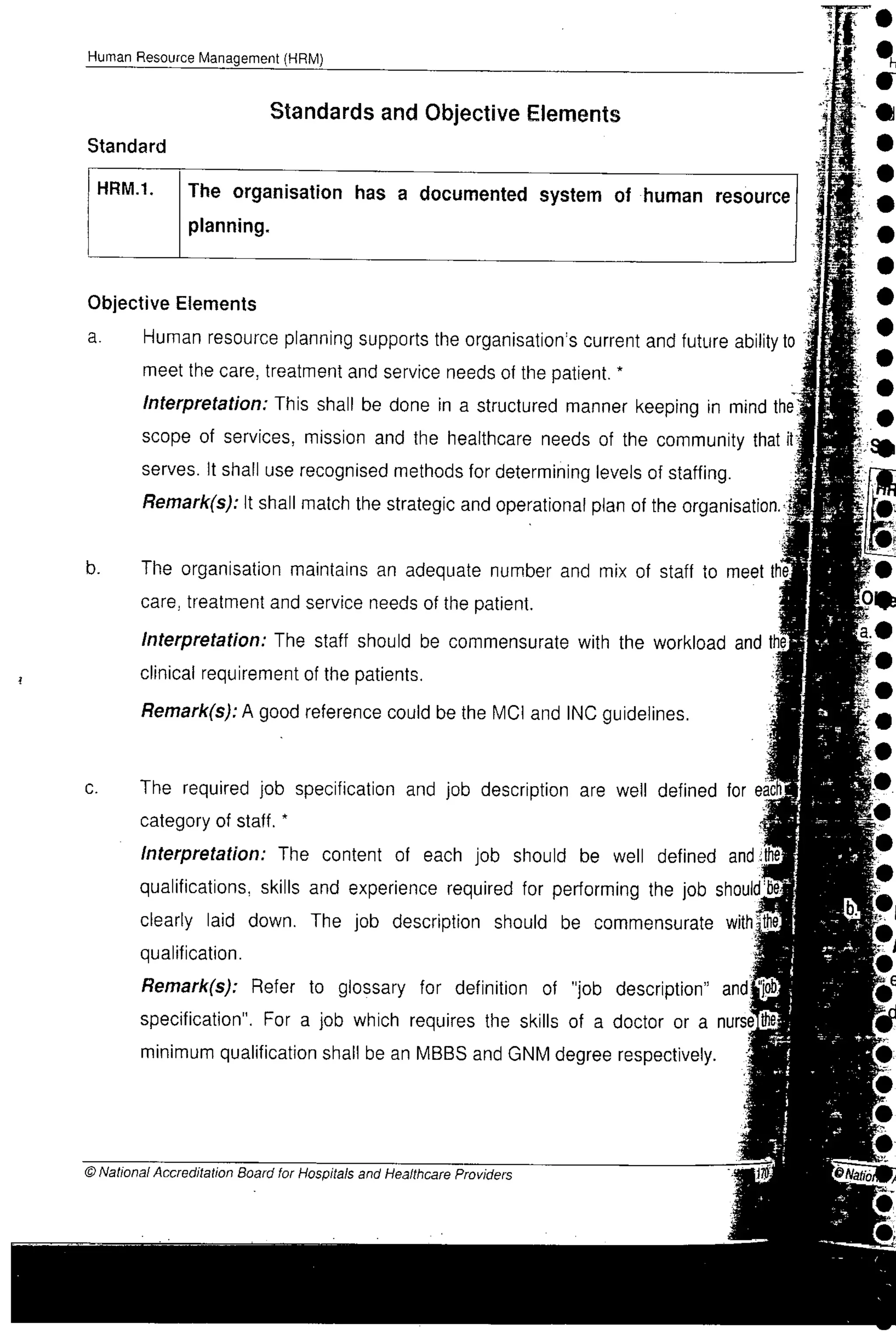 NABH Standards 3rd Edition