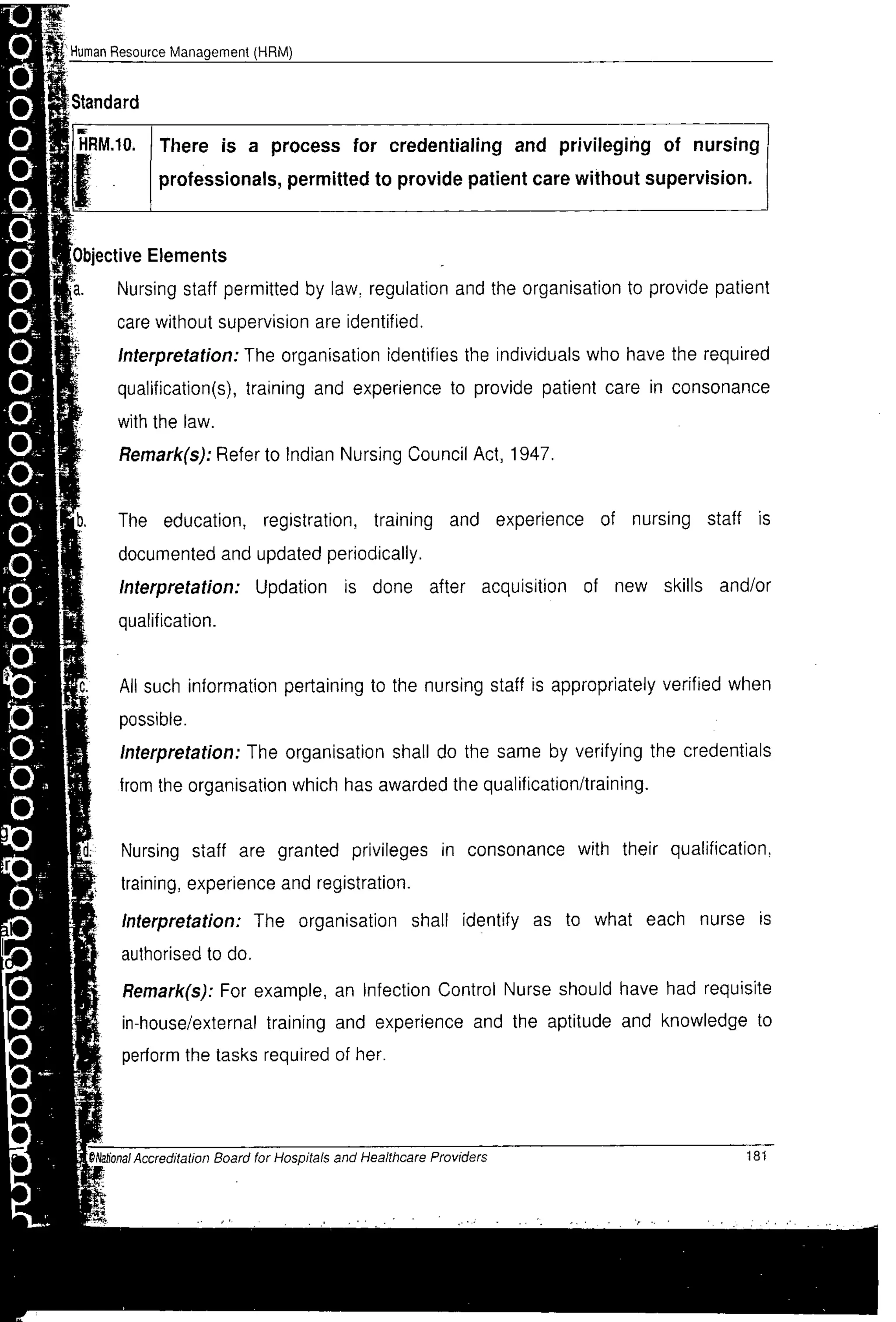 NABH Standards 3rd Edition
