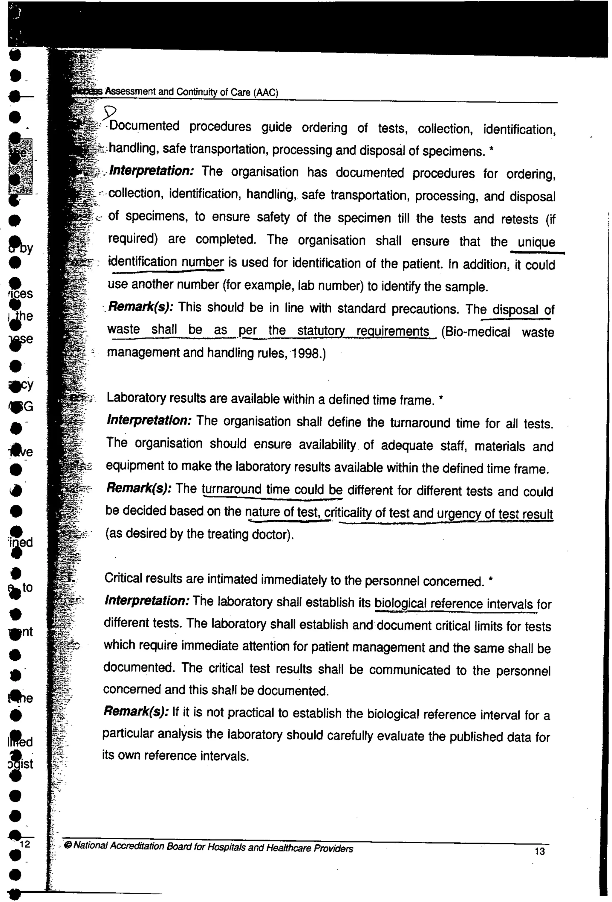 NABH Standards 3rd Edition