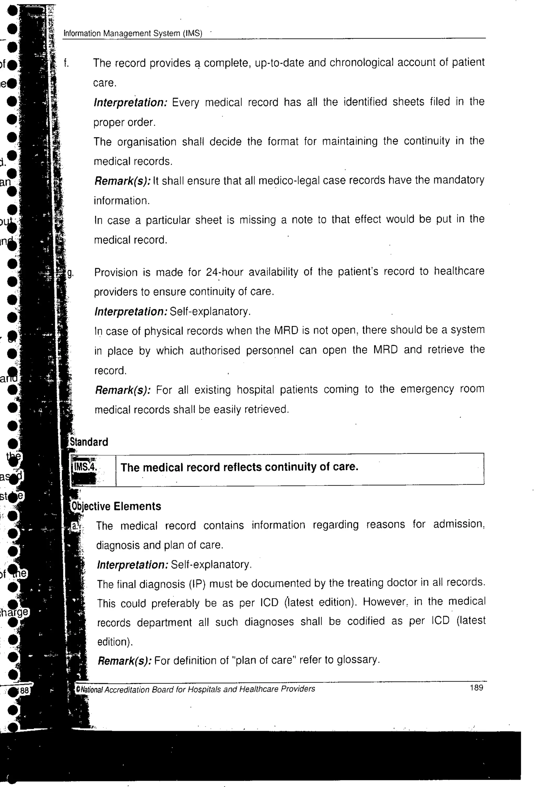 NABH Standards 3rd Edition