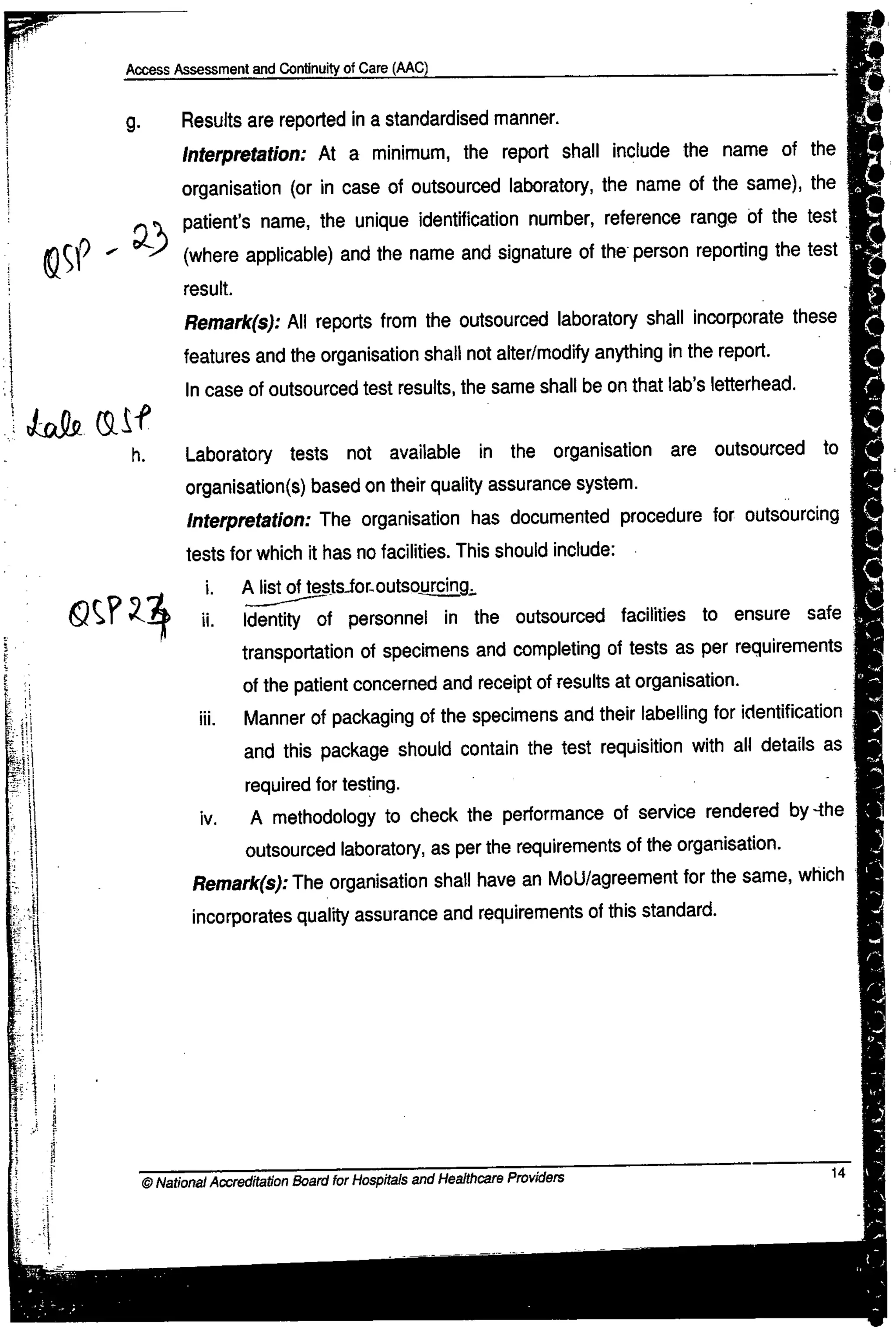 NABH Standards 3rd Edition