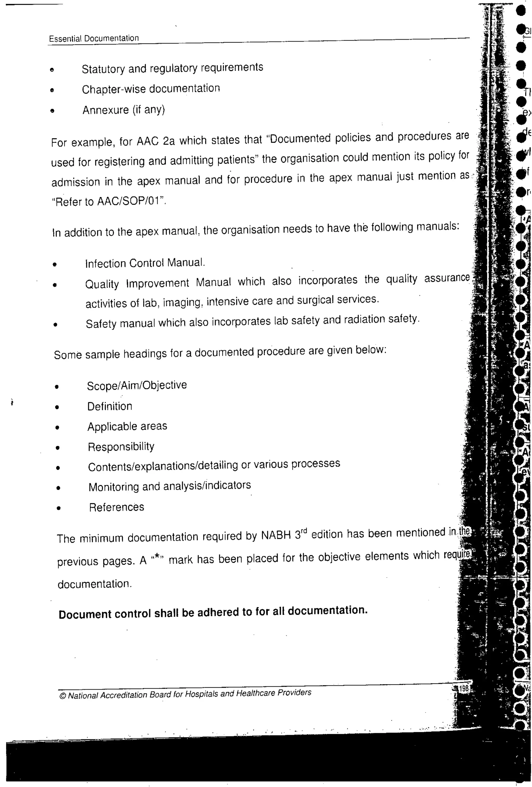 NABH Standards 3rd Edition