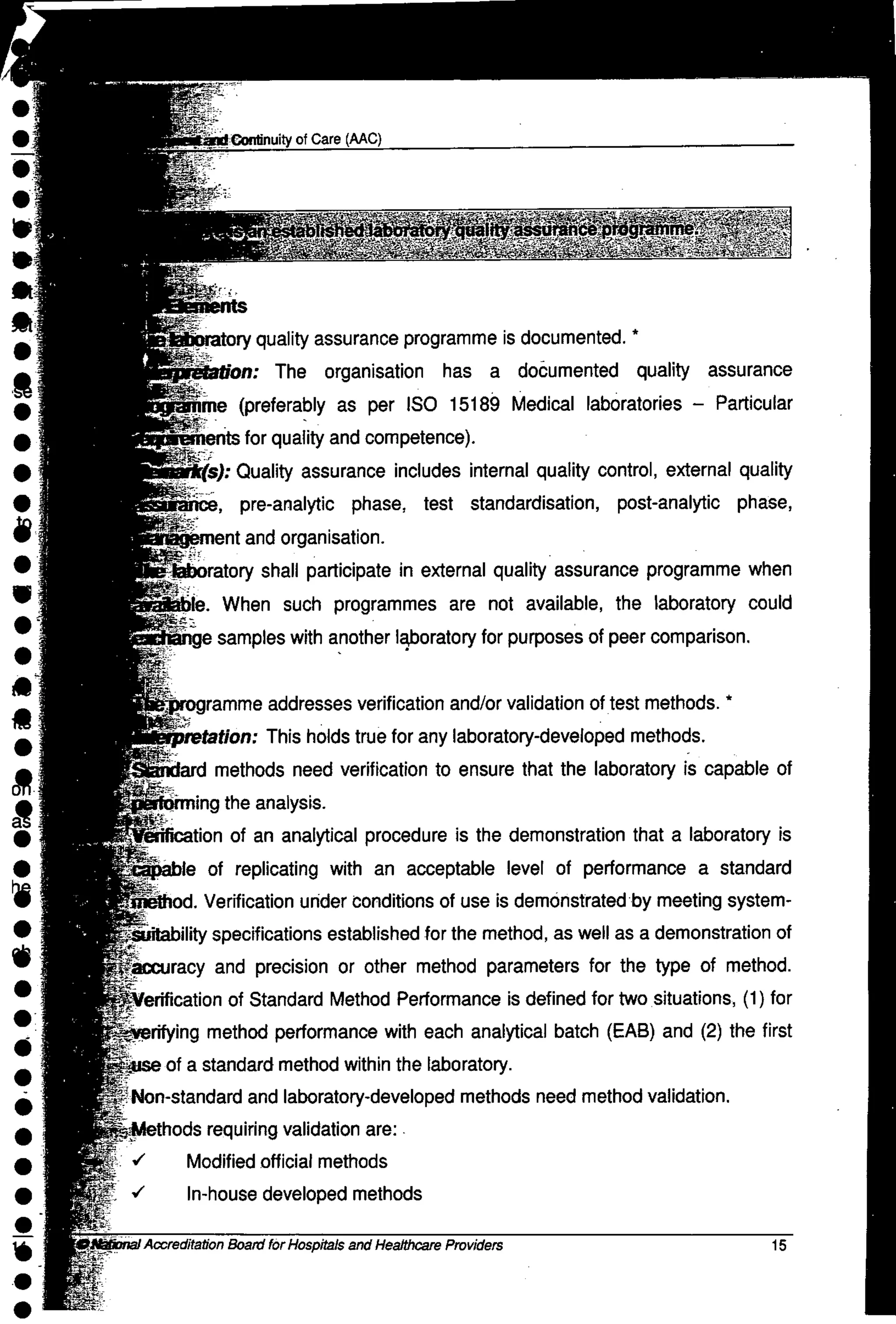NABH Standards 3rd Edition