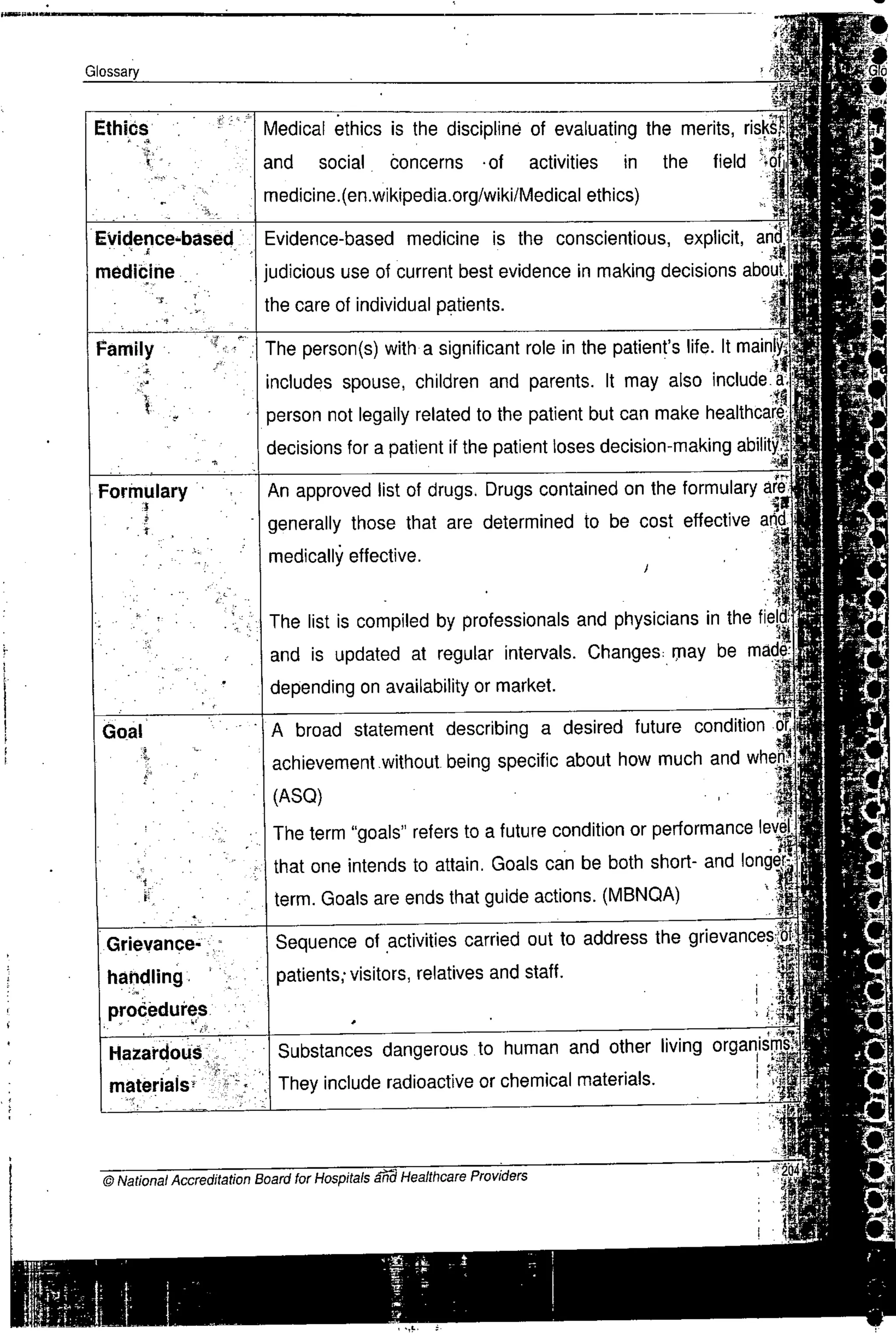 NABH Standards 3rd Edition