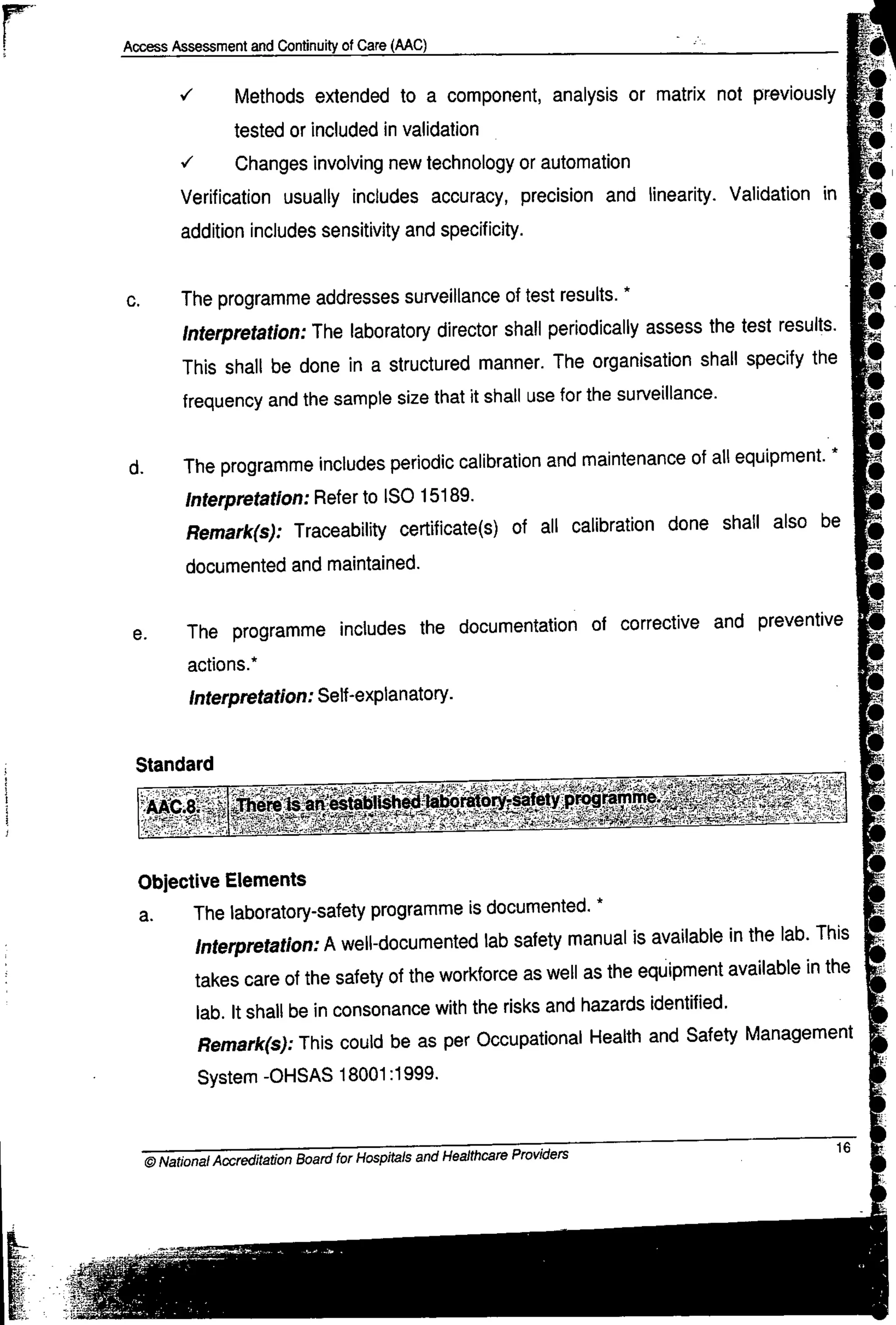 NABH Standards 3rd Edition