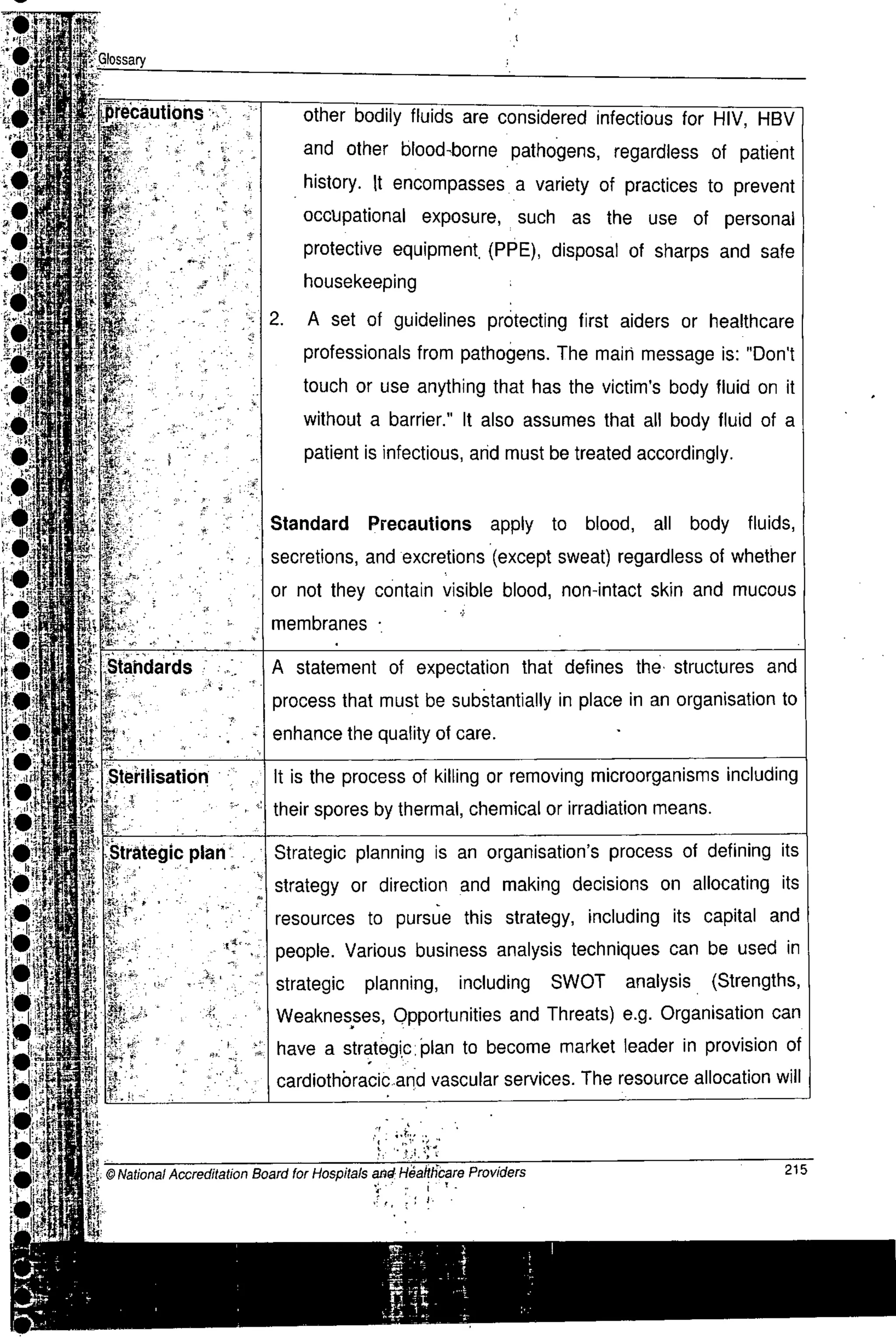 NABH Standards 3rd Edition