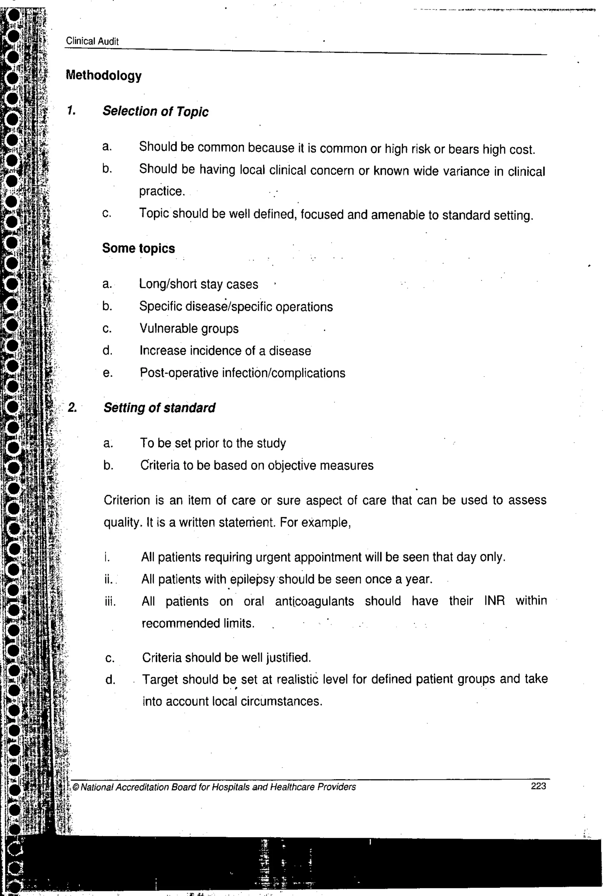 NABH Standards 3rd Edition