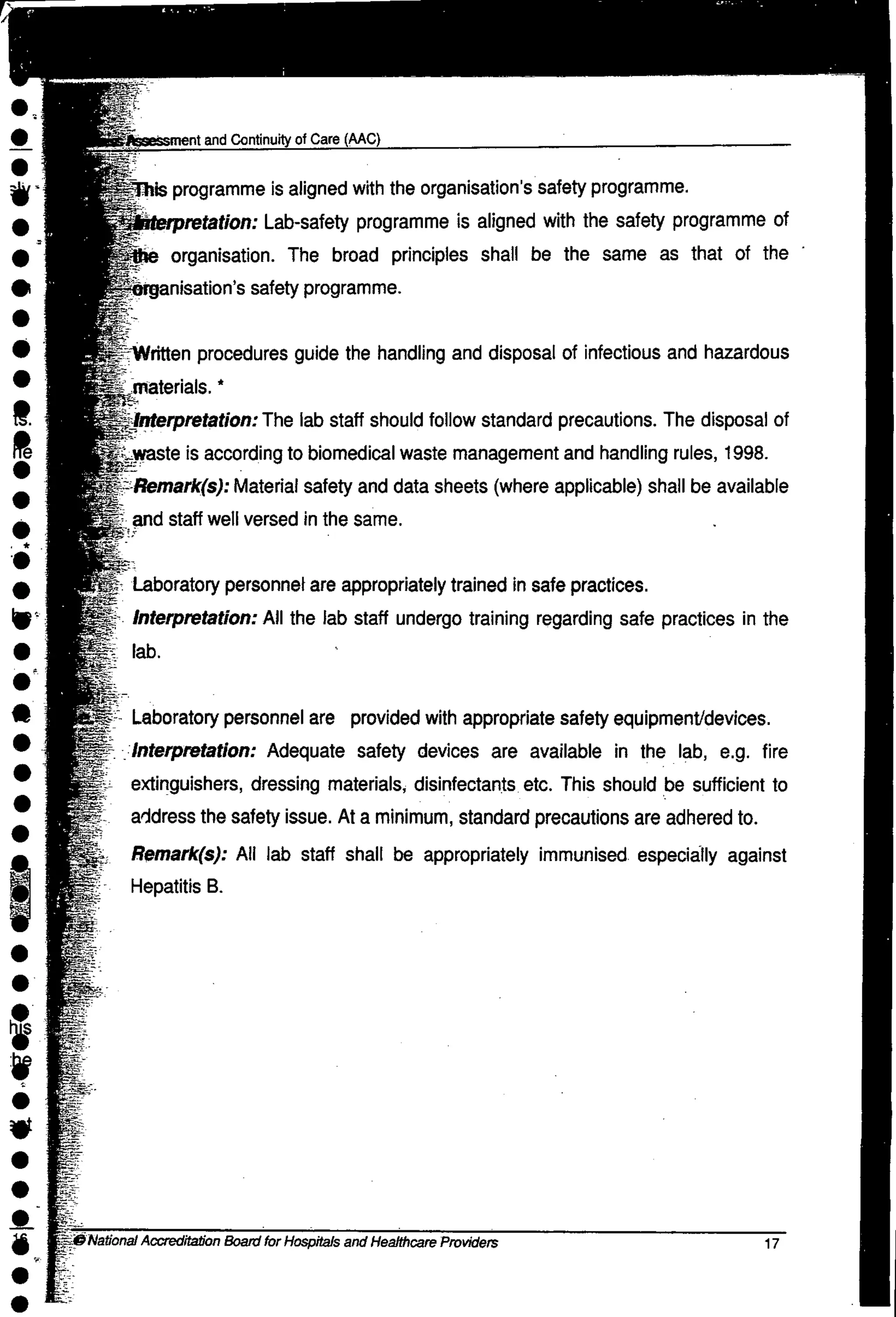 NABH Standards 3rd Edition