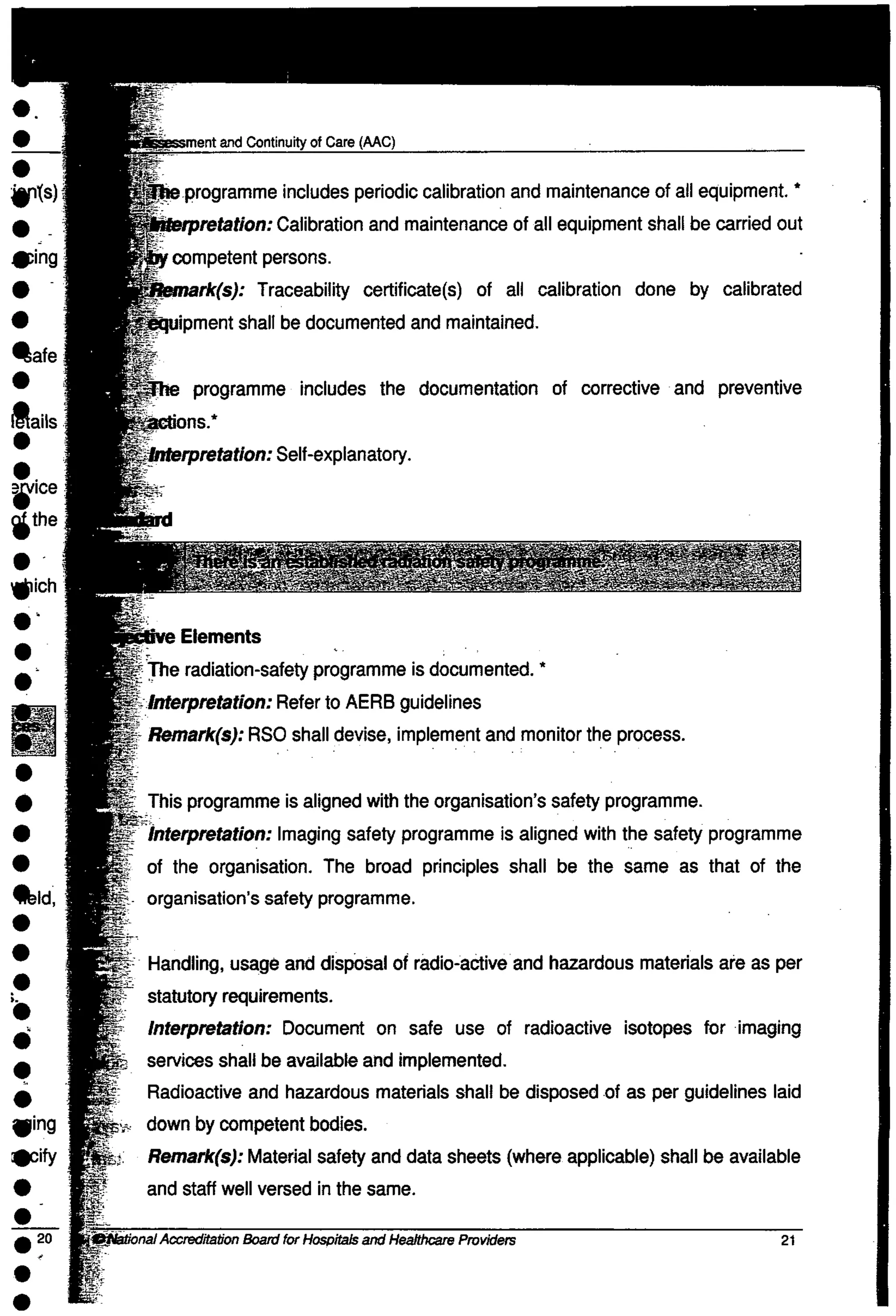 NABH Standards 3rd Edition