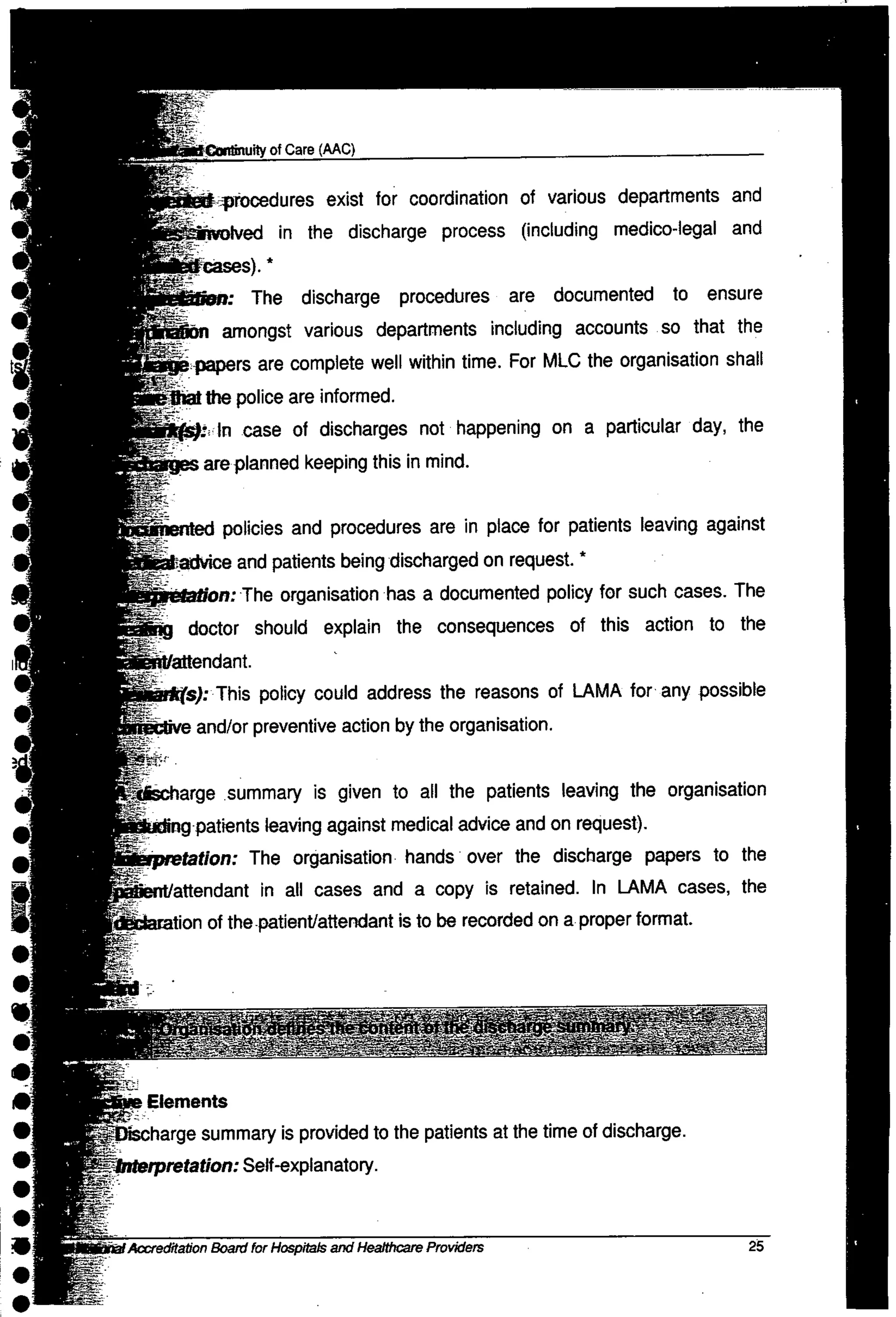 NABH Standards 3rd Edition