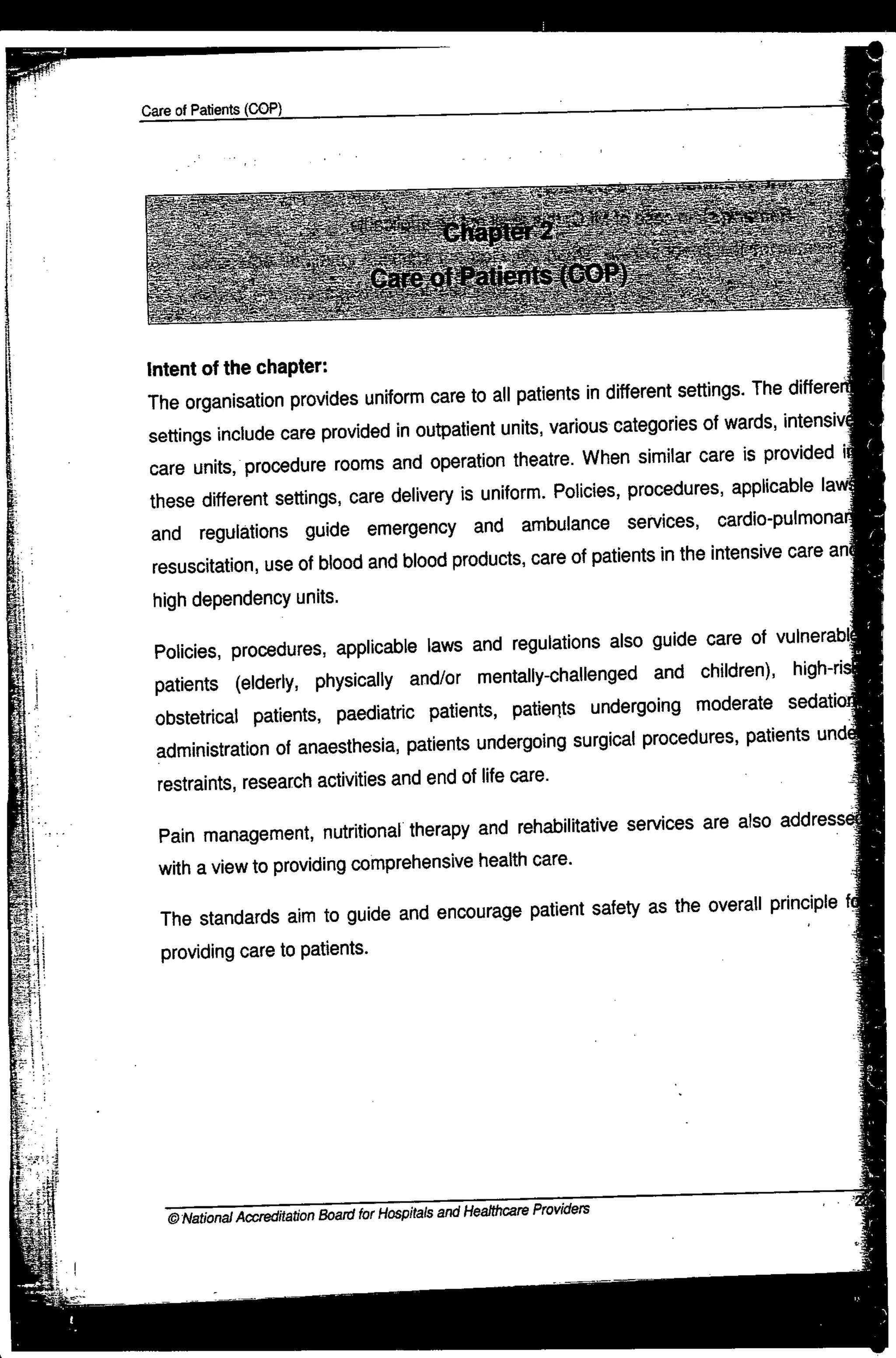 NABH Standards 3rd Edition