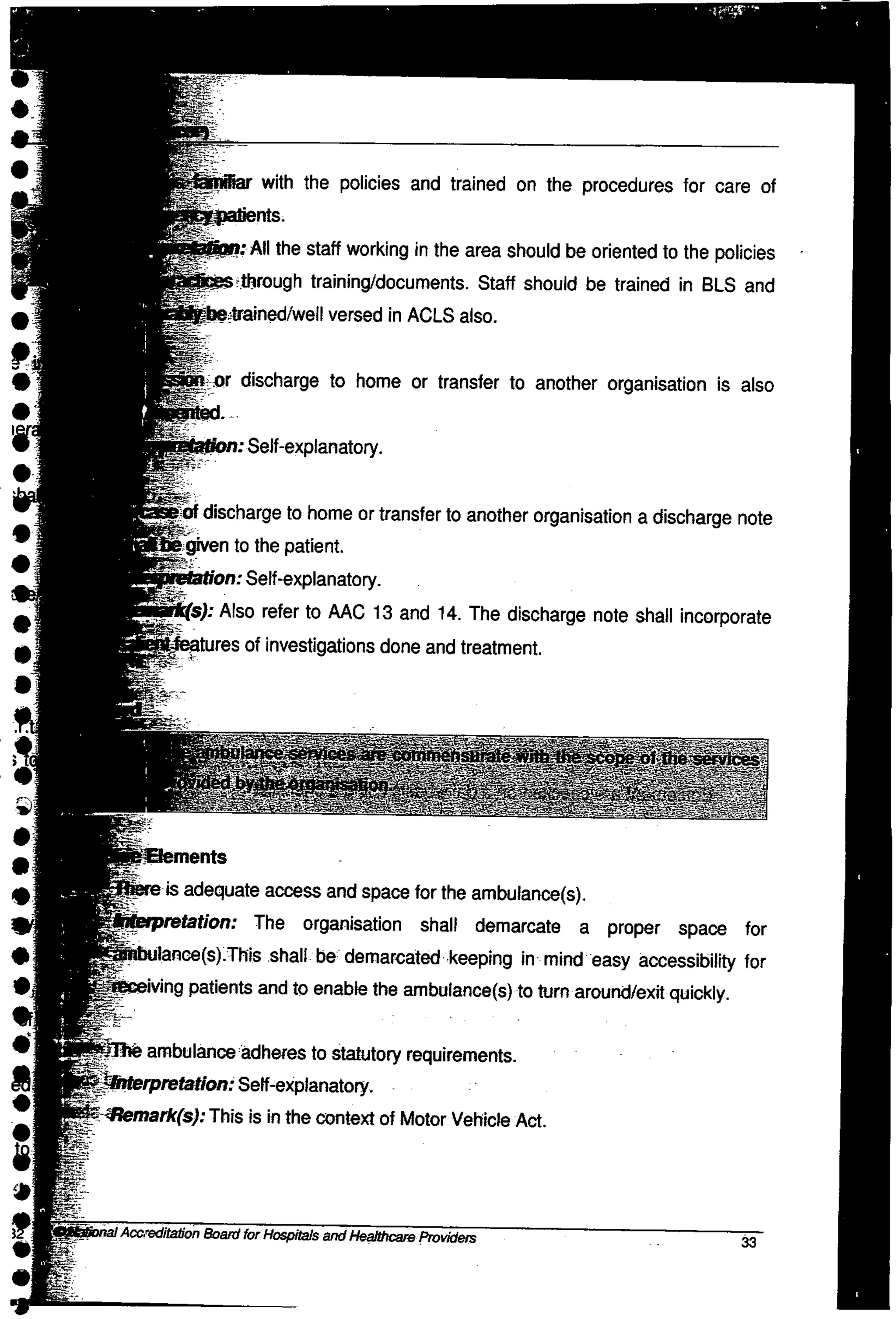 NABH Standards 3rd Edition