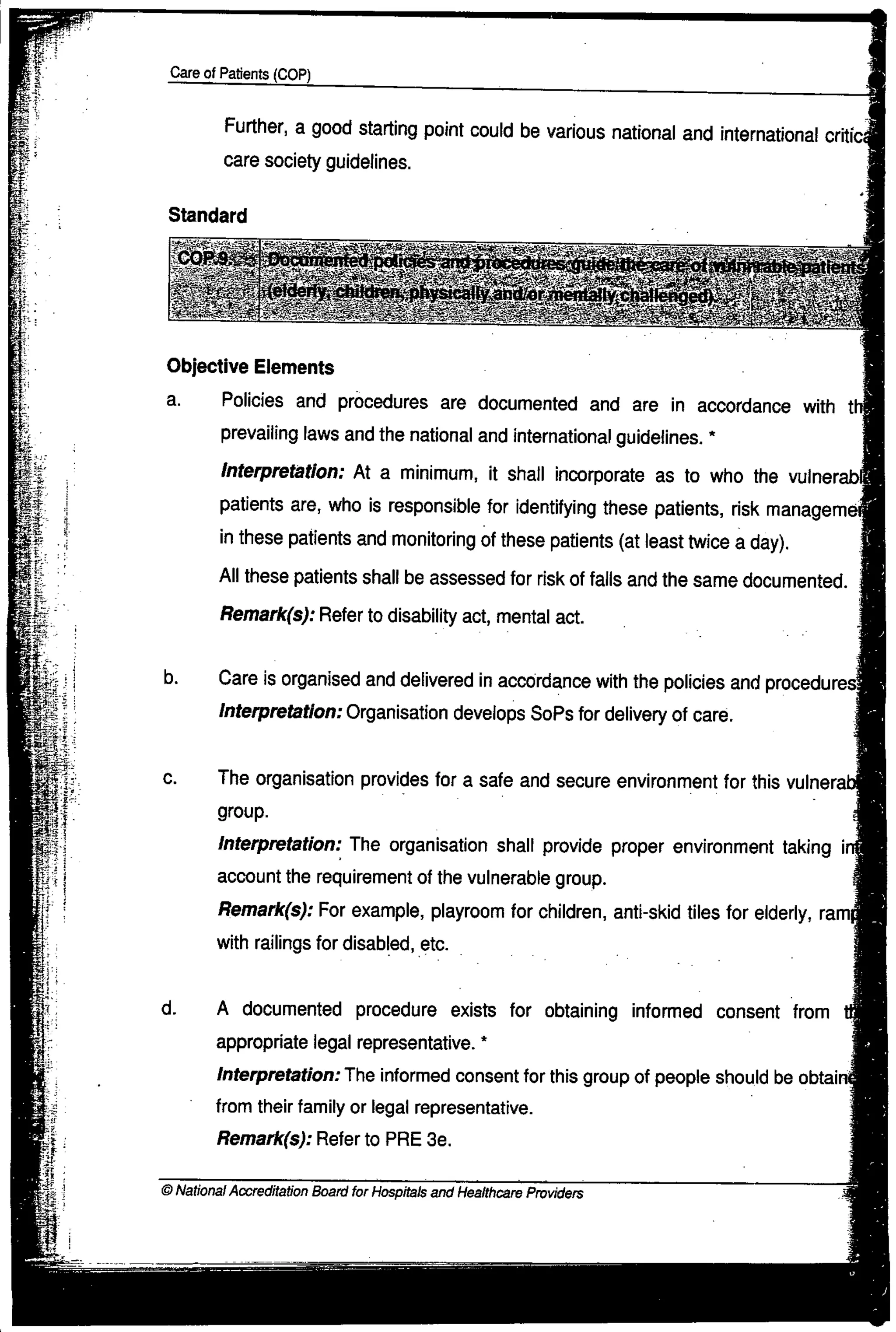 NABH Standards 3rd Edition