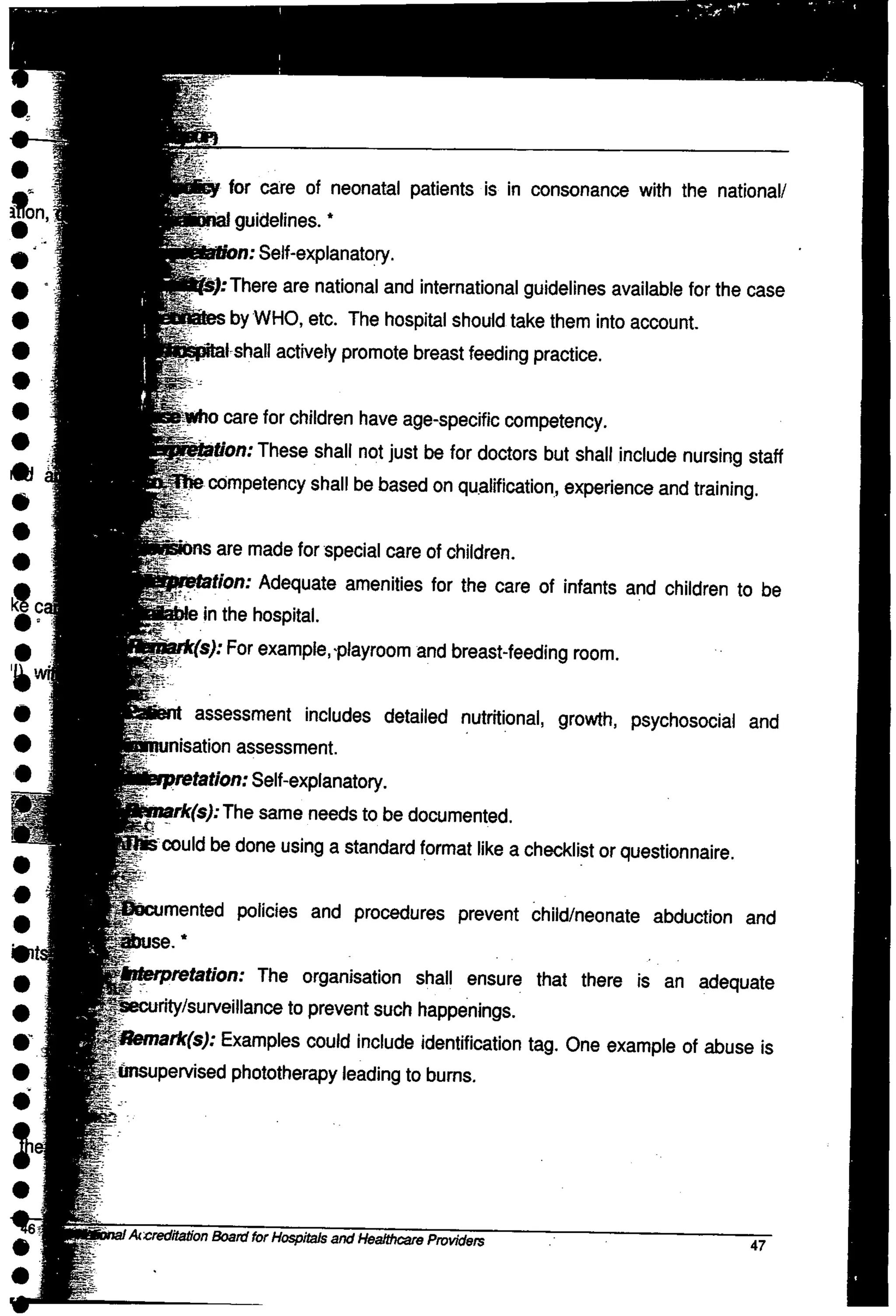 NABH Standards 3rd Edition