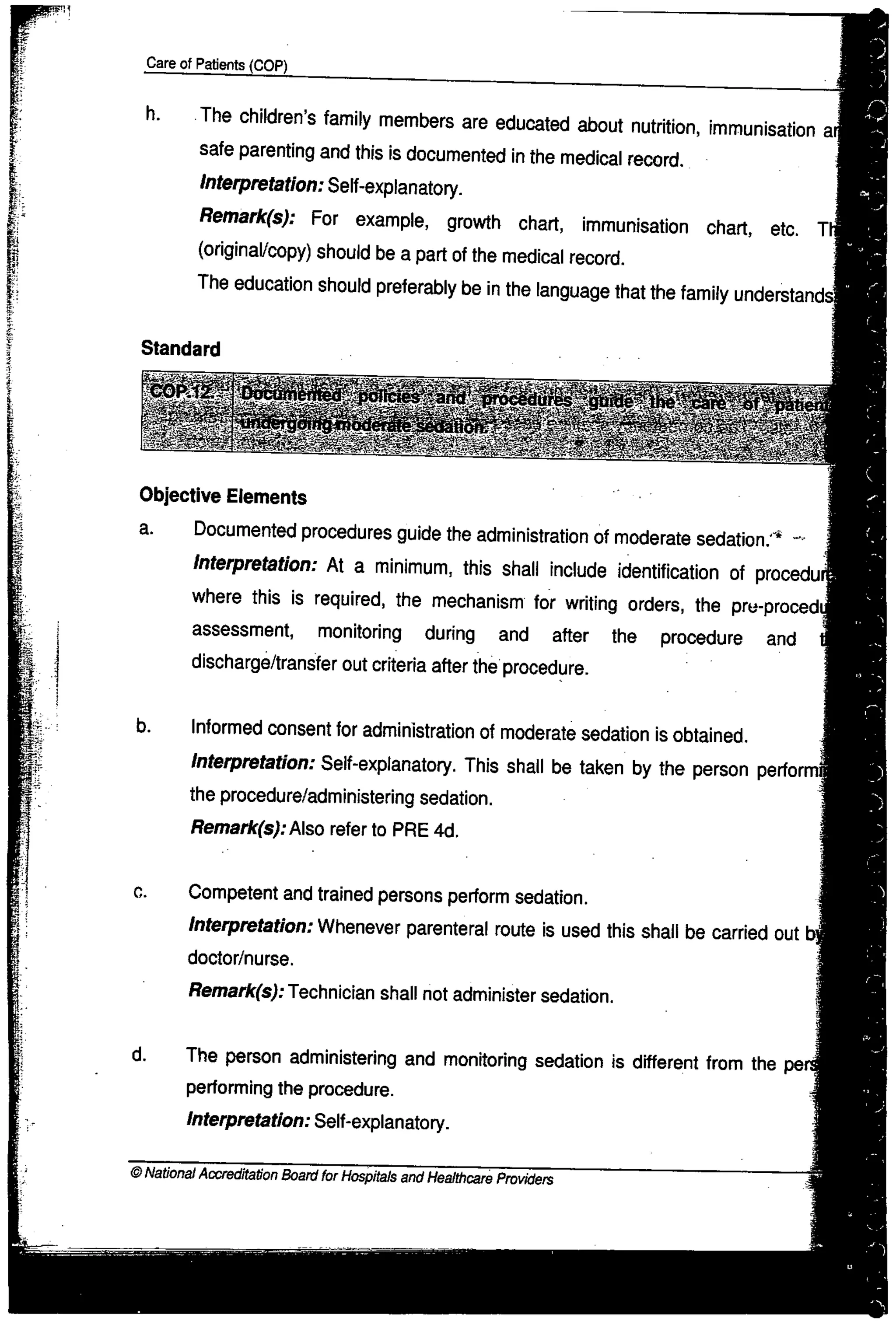 NABH Standards 3rd Edition