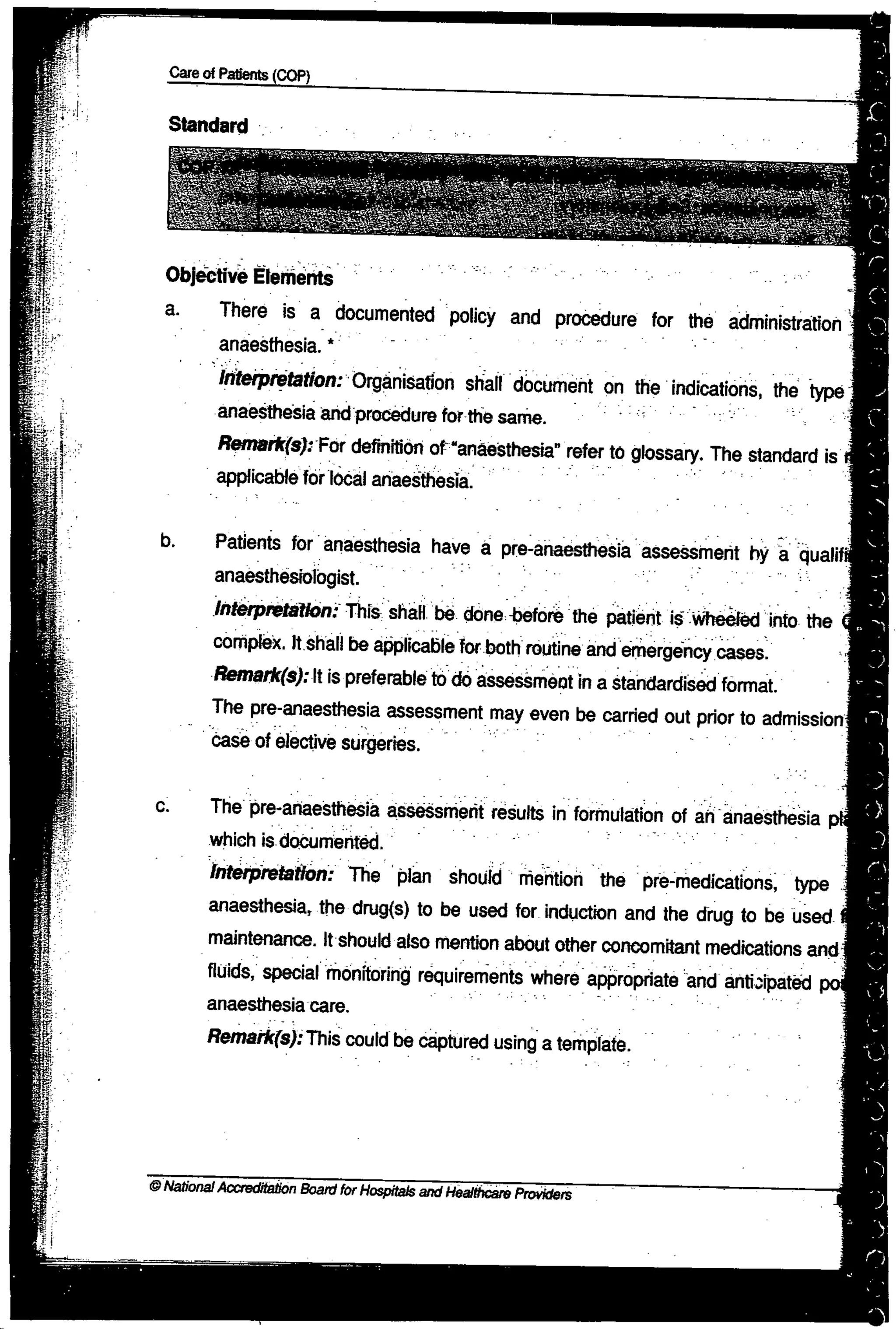 NABH Standards 3rd Edition