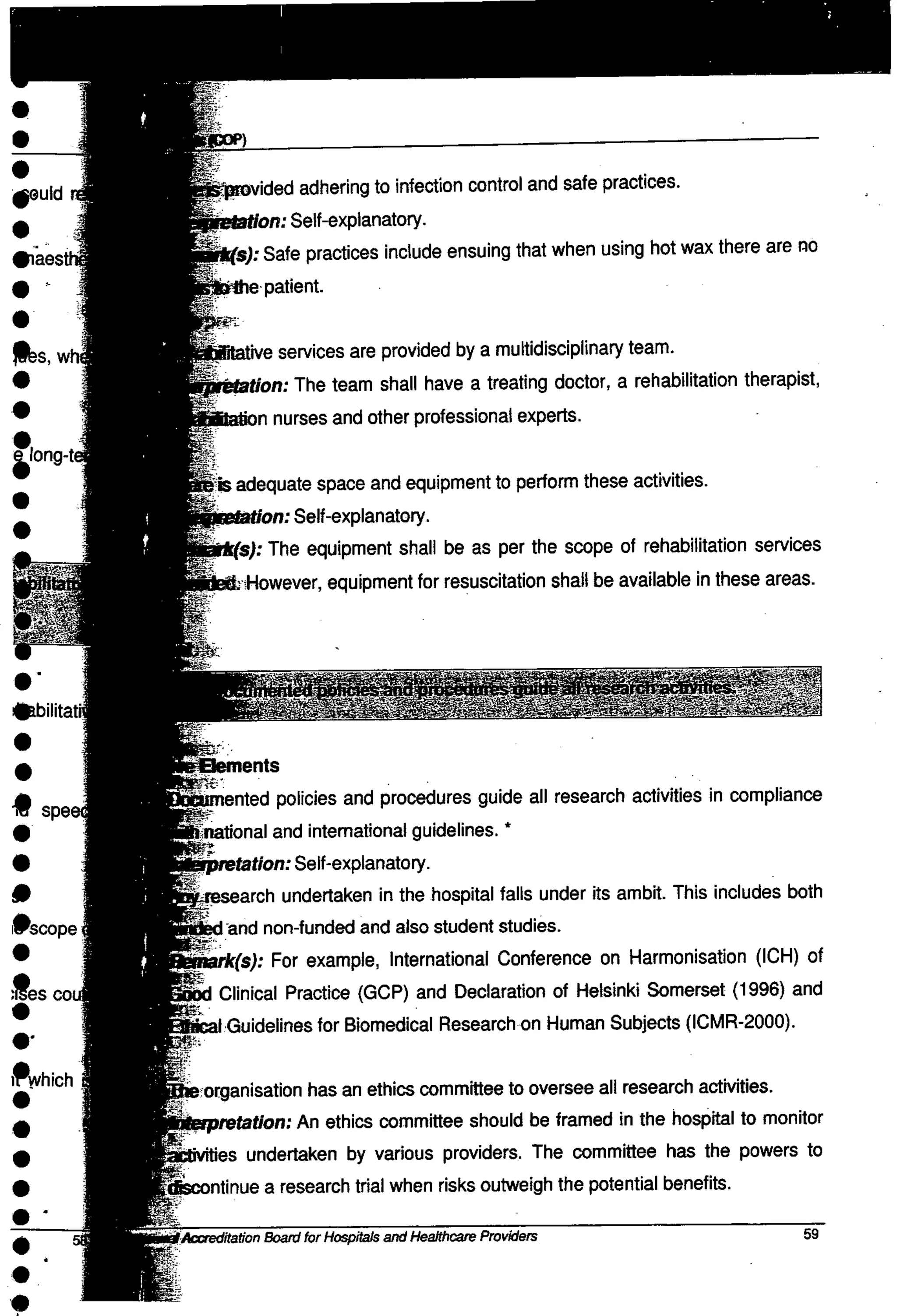 NABH Standards 3rd Edition