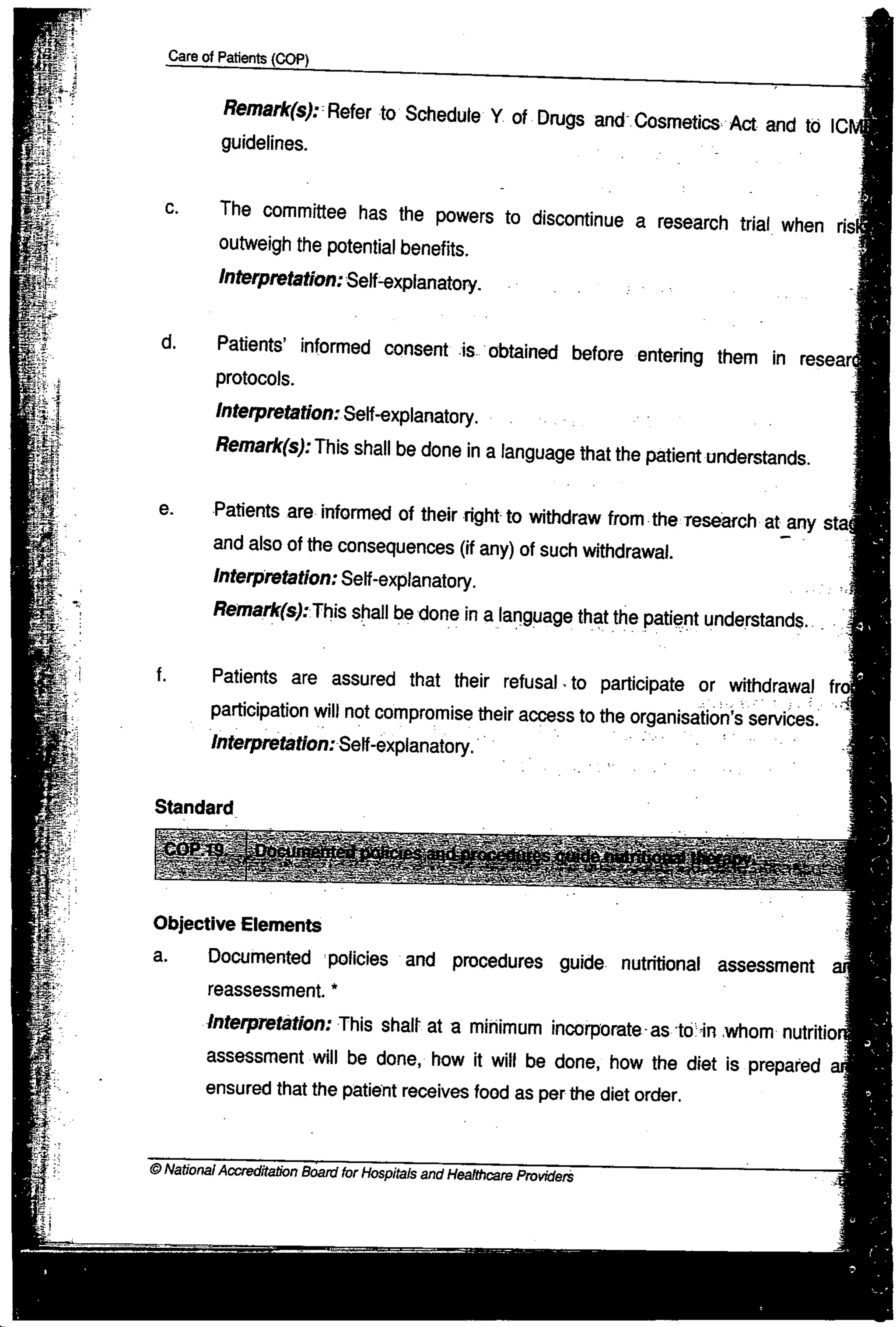 NABH Standards 3rd Edition