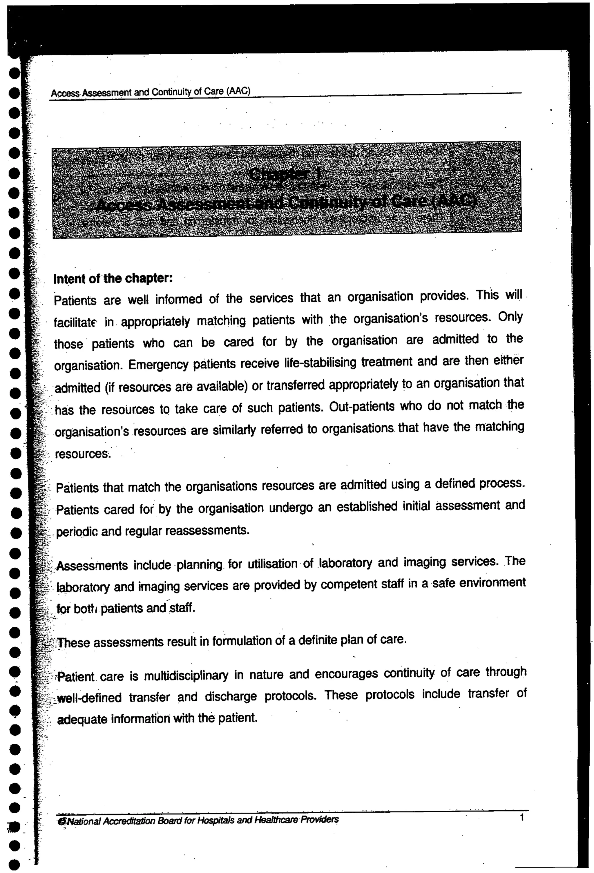 NABH Standards 3rd Edition