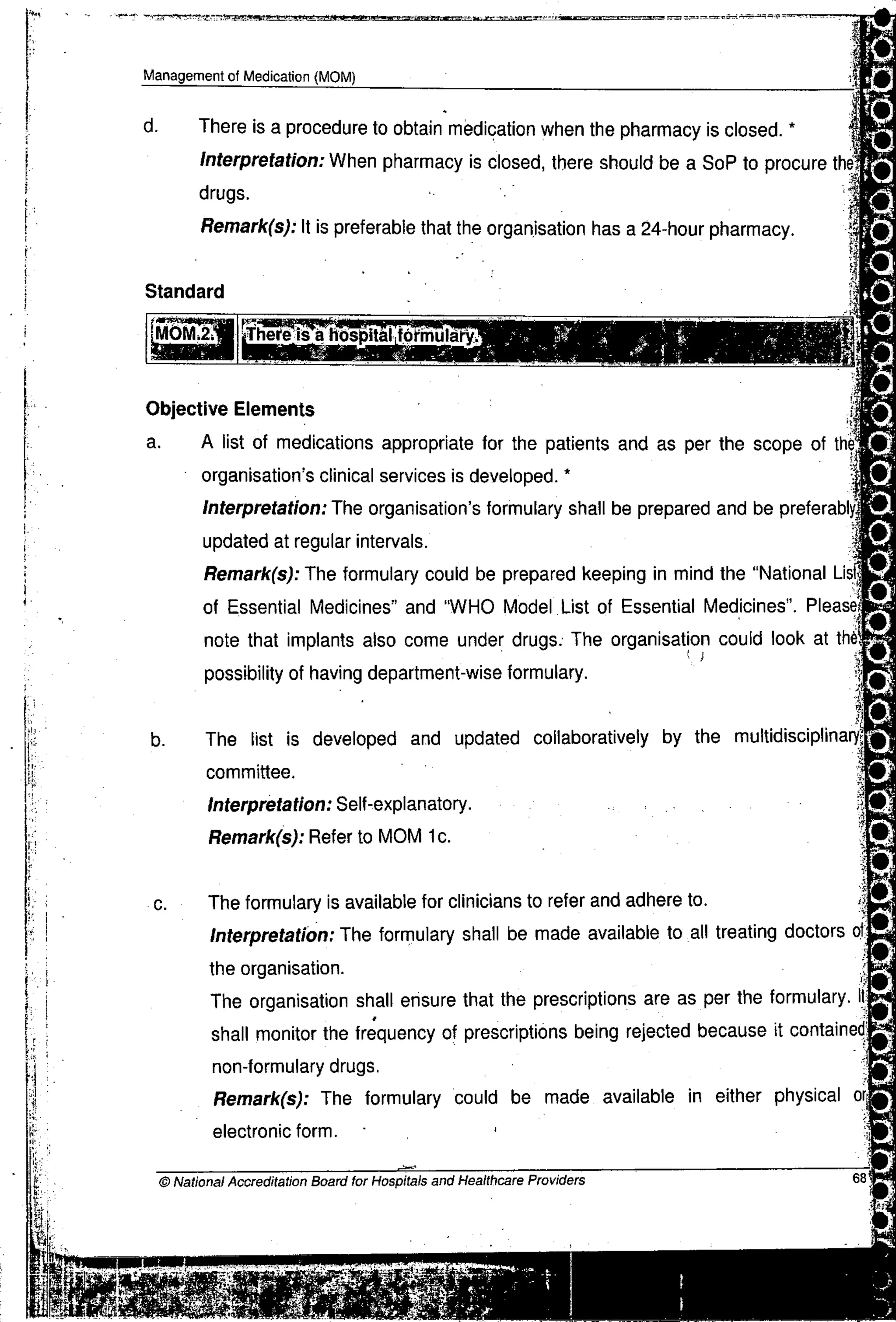 NABH Standards 3rd Edition