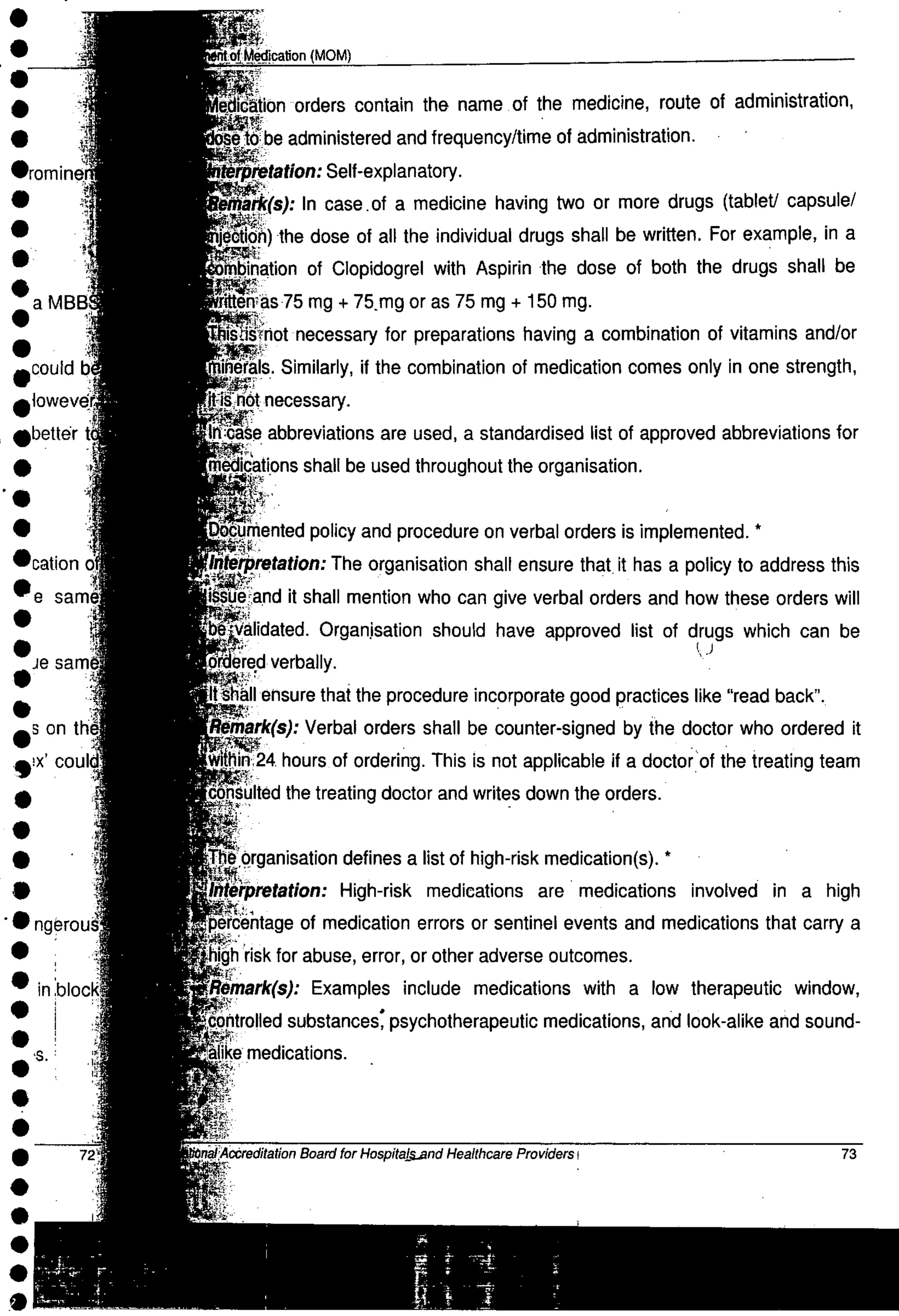 NABH Standards 3rd Edition