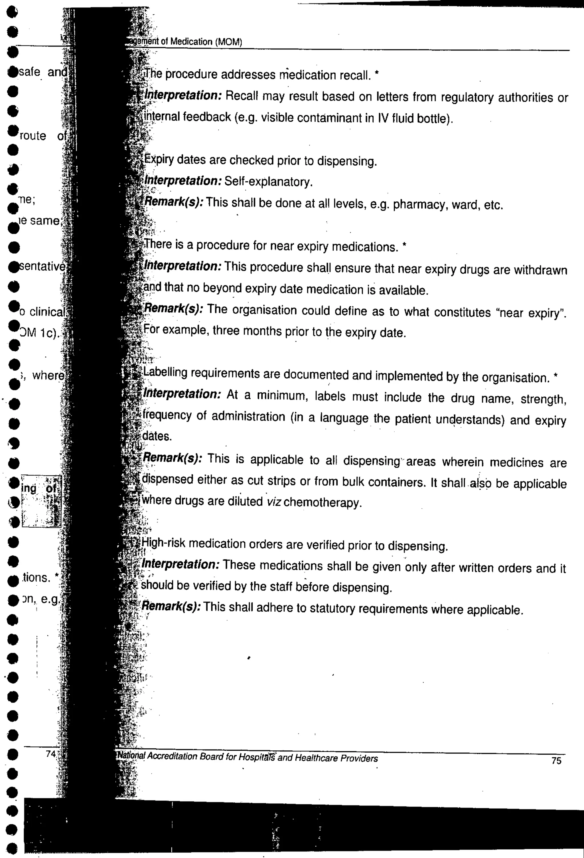 NABH Standards 3rd Edition