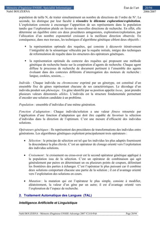 Nabil BOUZERNA - Mémoire d'Ingénieur ENSIIE-Advestigo 2007 V2.0.0-Pub Page 20/94
2006/2007
20/94Mémoire d’Ingénieur ENSIIE...