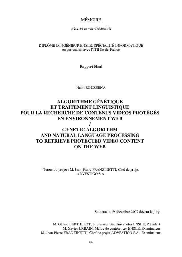 Master thesis credits