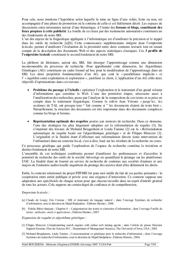 Master thesis 2007