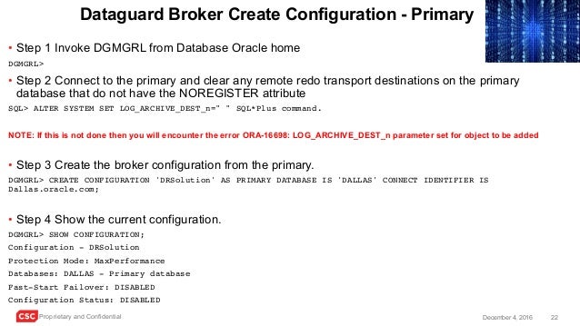 enable database in standby dgmgrl how to Oracle Nabil 12c Data Dive Oracle Guard Deep Nawaz