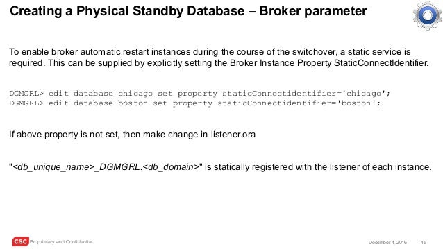 dgmgrl database in to enable standby how Nabil Nawaz Deep Data Dive 12c Oracle Guard Oracle