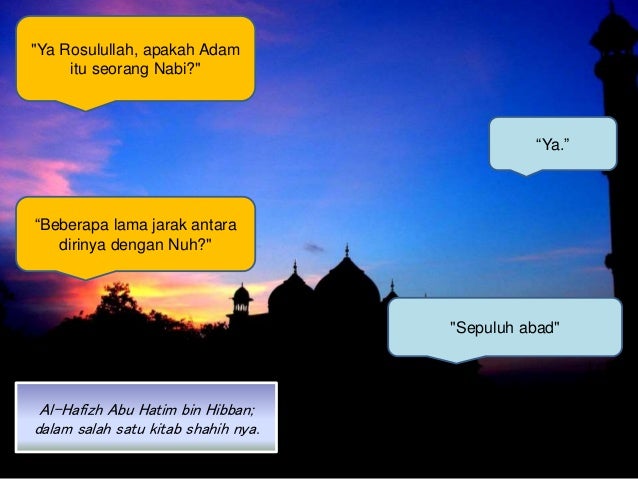 Maksud Rasul Ulul Azmi Inilah Rasulrasul yang Digelari Ulul Azmi