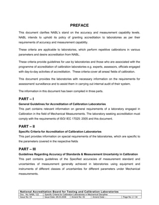 NABL 122 Mechanical | PDF